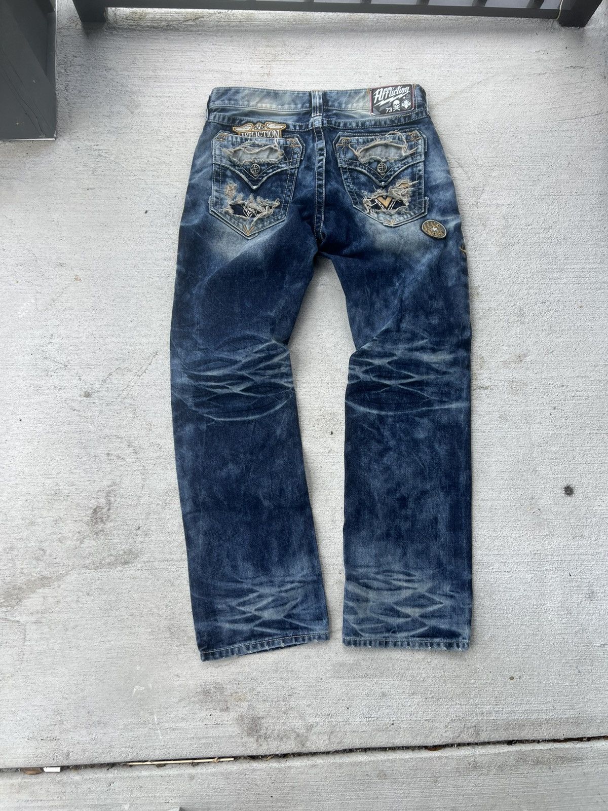 Affliction Affliction denim jean Size US 34 / EU 50 - 3 Thumbnail