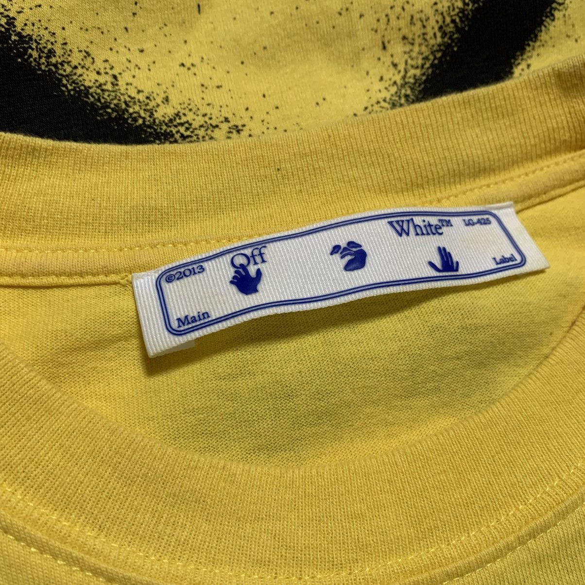 Off-White Off White Small Graffiti Arrows Yellow Tee Virgil Abloh Size US S / EU 44-46 / 1 - 5 Thumbnail
