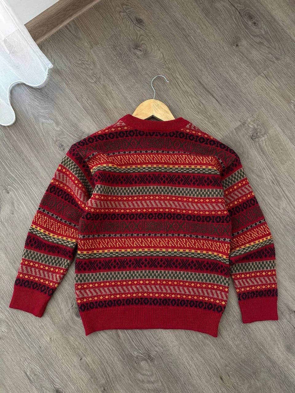 Lacoste × Vintage Vintage Lacoste Red Wool Sweater Size US XS / EU 42 / 0 - 15 Thumbnail