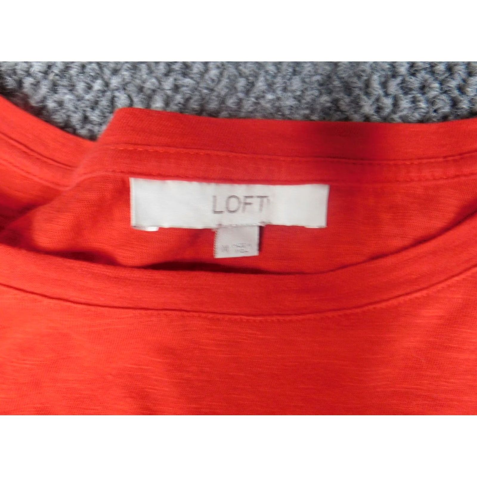 Ann Taylor Loft Ann Taylor Loft Red Bell Sleeve Cotton Blouse M Women Long Sleeve Casual Pullover Ruffle 100% Cotton Regular Size M Size M / US 6-8 / IT 42-44 - 6 Thumbnail