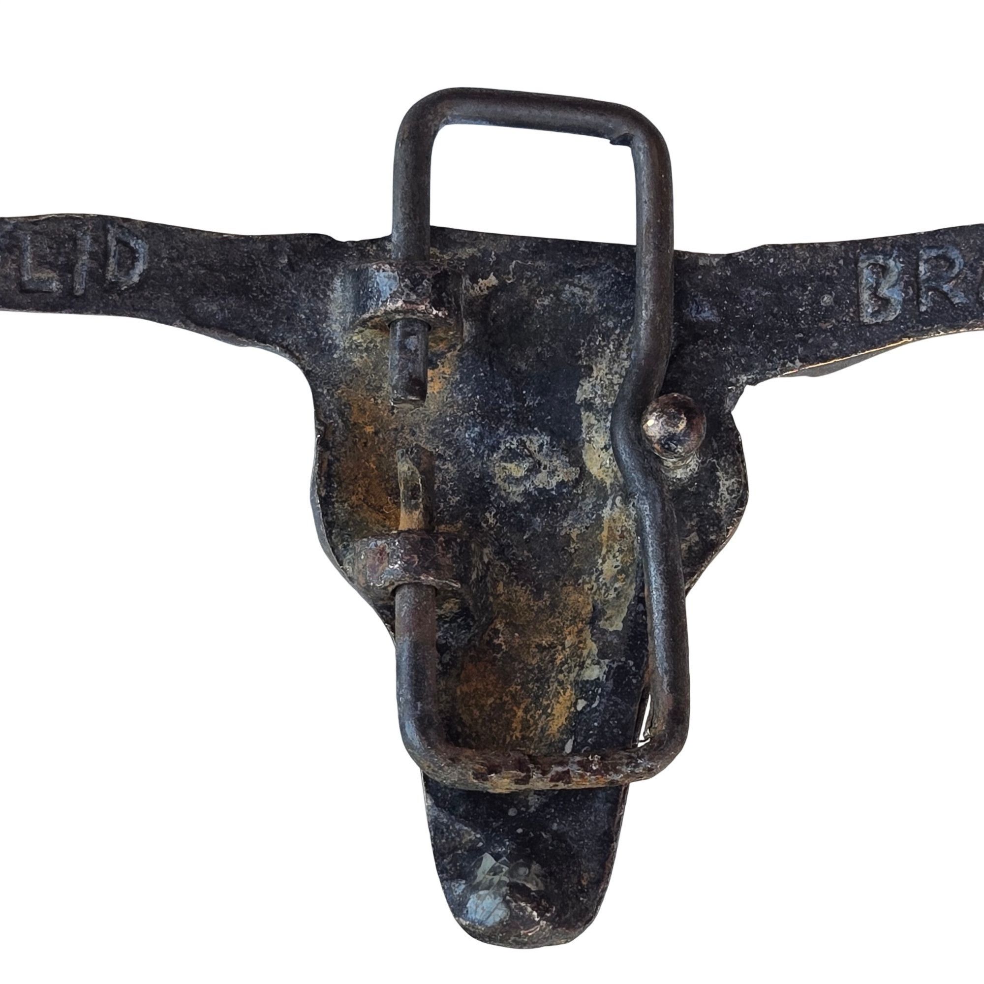 Other Longhorn Bull Skull Belt Buckle Vintage Solid Brass Western Size ONE SIZE - 5 Thumbnail