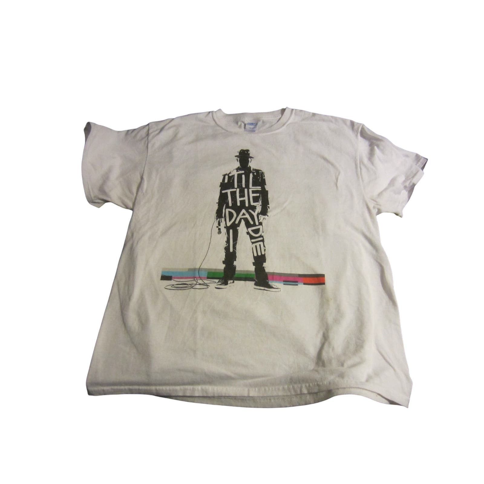 Other Vintage Graphic Band Style Tee ’Til The Day I Die White L Size US L / EU 52-54 / 3 - 2 Thumbnail