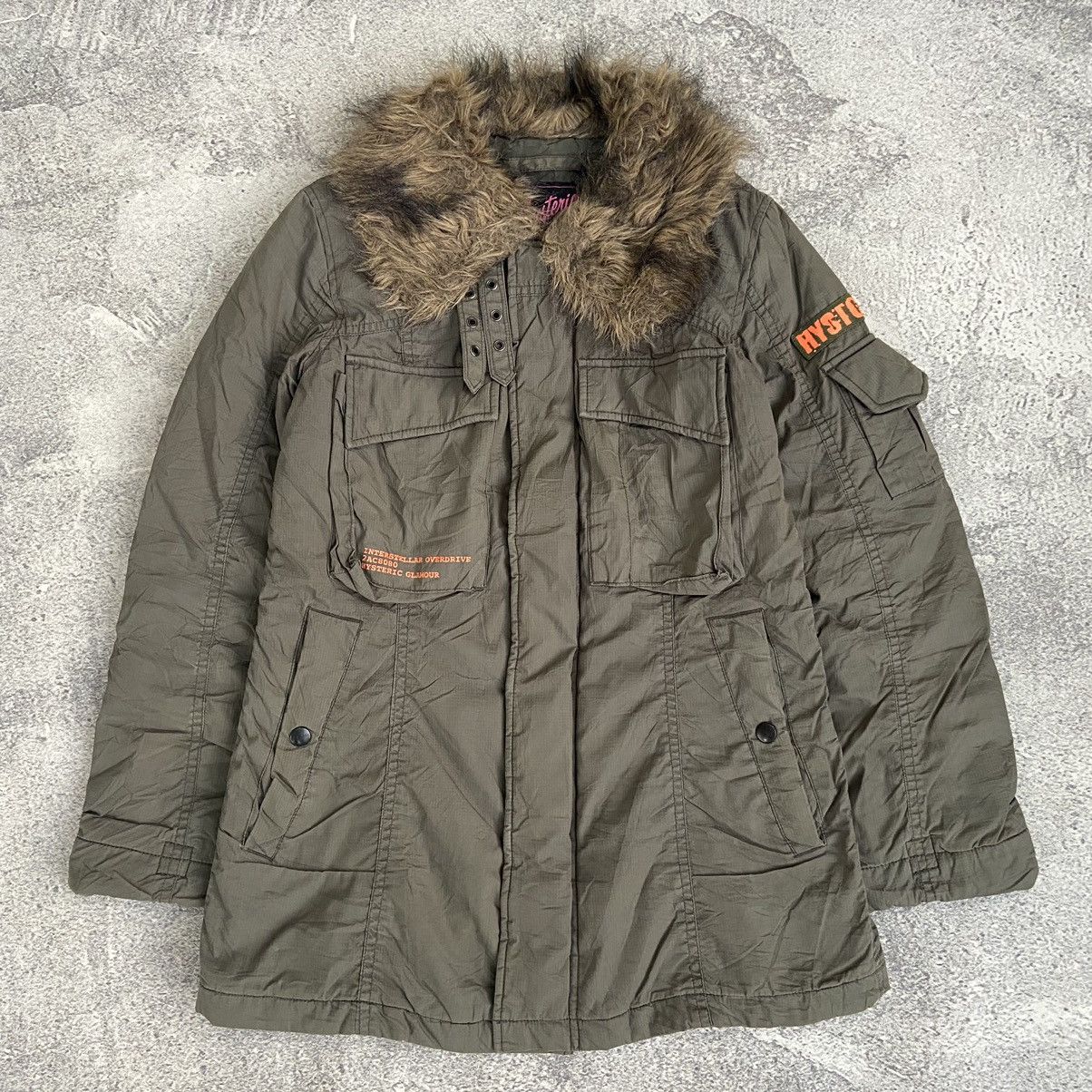Hysteric Glamour 2000s Hysteric Glamour - Vkei Apocalypse Fur Parka Jacket Size US M / EU 48-50 / 2 - 1 Thumbnail