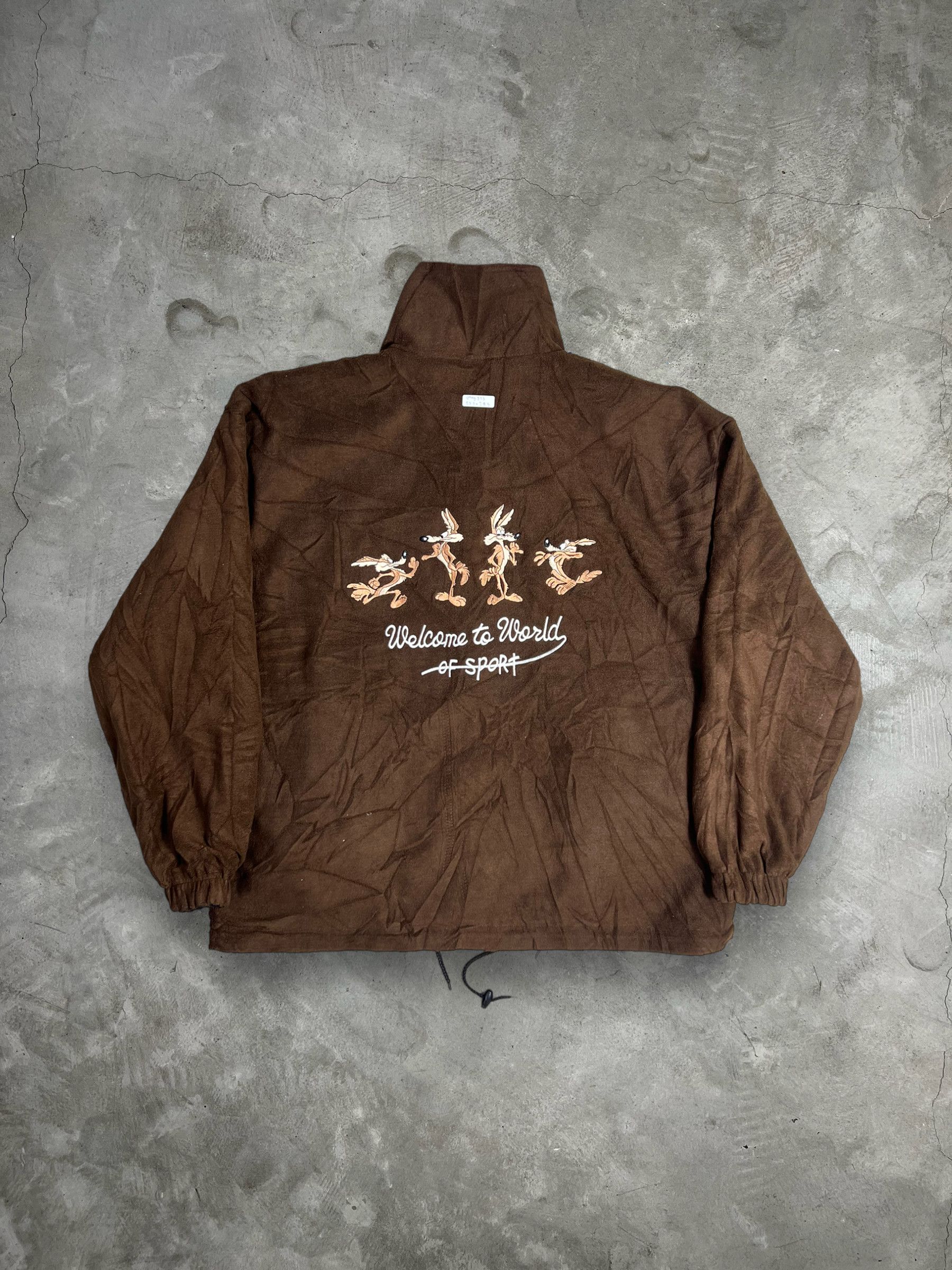 Cartoon Network Vtg 90s Wile E. Coyote Reversible Suede Jacket (XL) GTMD813 Size US XL / EU 56 / 4 - 1 Thumbnail