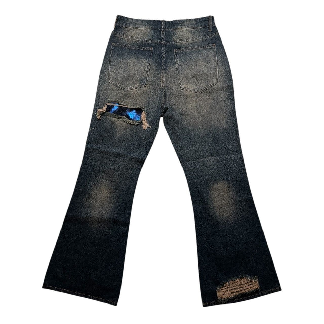 Number (N)ine Vincent Corporation Sequin Denim Pants Size US 30 / EU 46 - 2 Thumbnail