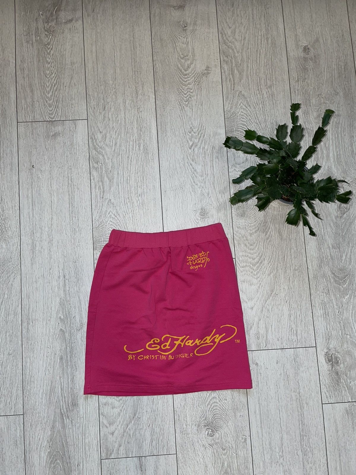 Christian Audigier × Ed Hardy Skirt Ed Hardy by Christian Audiger Y2K Size 34" / US 12 / IT 48 - 1 Thumbnail