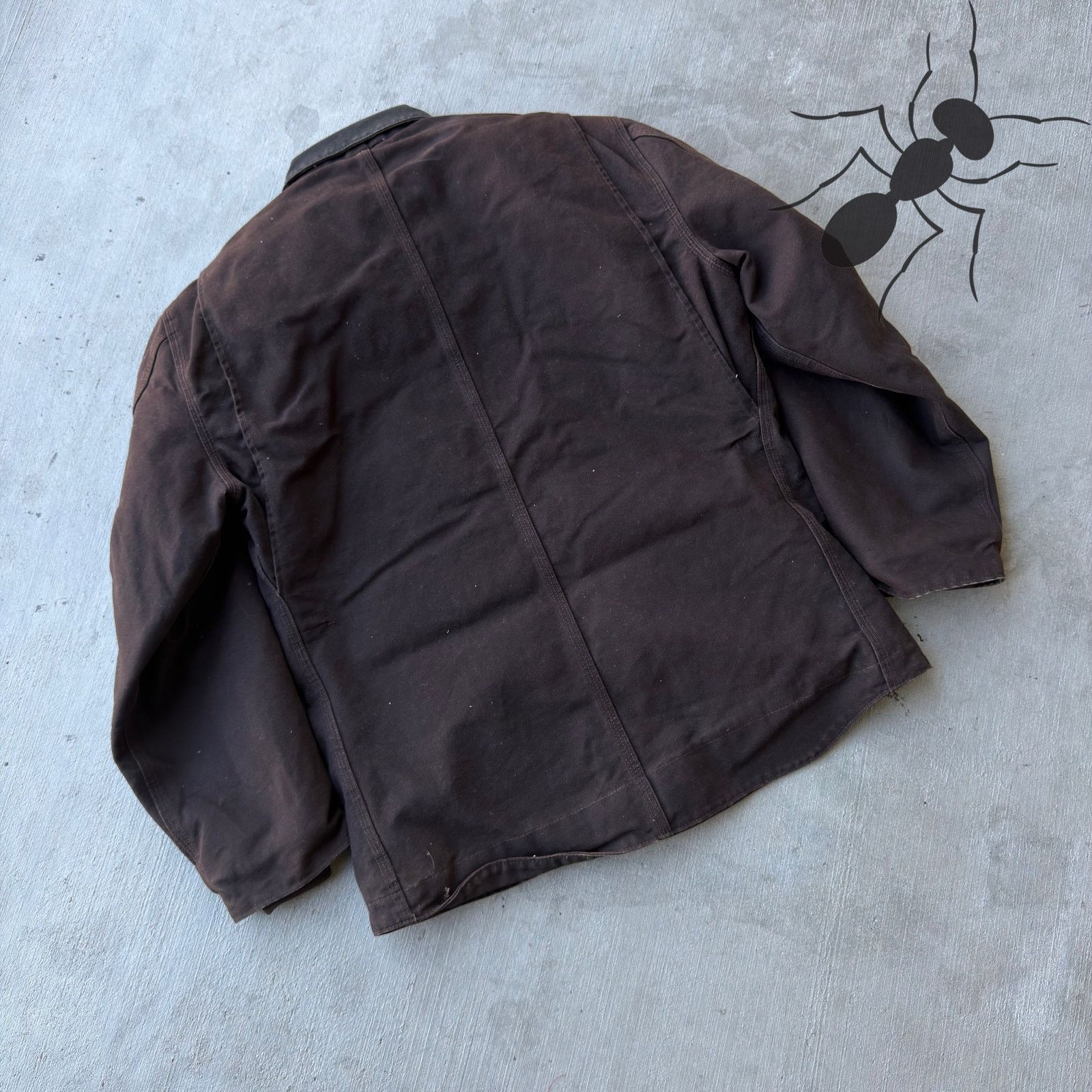 Carhartt × Vintage Vintage Y2K Carhartt C61 DKB brown chore coat work jacket Size US M / EU 48-50 / 2 - 6 Thumbnail