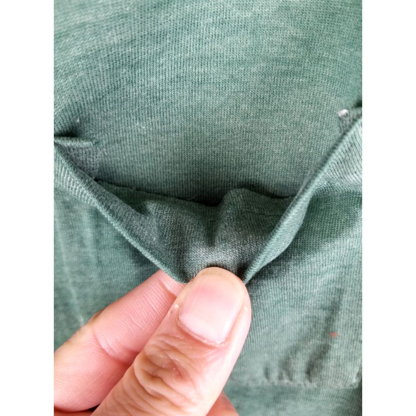 Vintage VINTAGE STANFIELD GREEN ONE POCKET T-SHIRT SZ LARGE SHIRT Men XS? Size US L / EU 52-54 / 3 - 4 Thumbnail