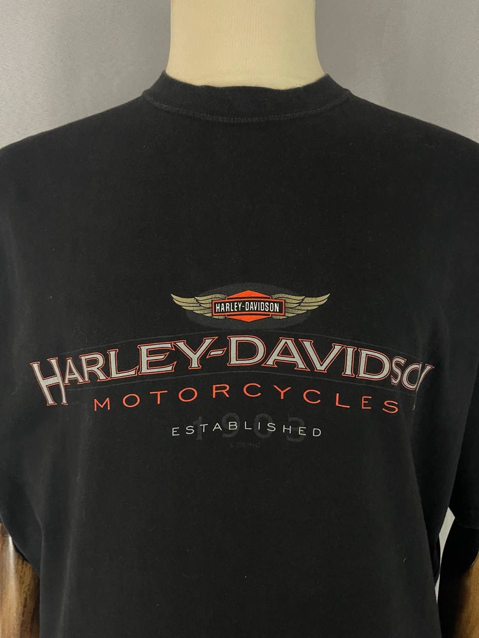 Harley Davidson Harley Davidson Tee T Shirt 1999 Vintage Los Angeles Size US XXL / EU 58 / 5 - 5 Thumbnail