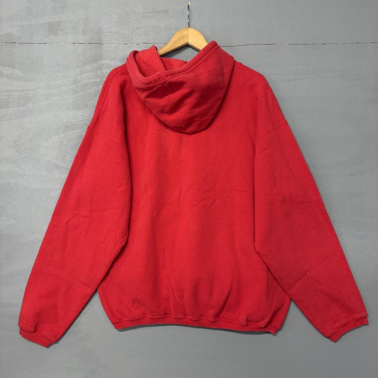 Marlboro Vintage 90s Marlboro Country Store Blank Hoodie Red XXL Size US XXL / EU 58 / 5 - 2 Thumbnail