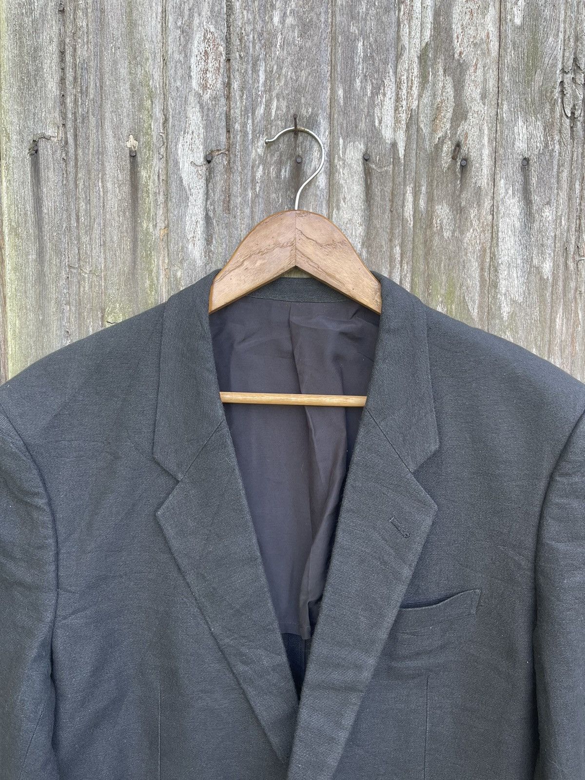 Issey Miyake Issey Miyake Men S/S 2001 Black Blazer Size L Japan Size US L / EU 52-54 / 3 - 2 Thumbnail