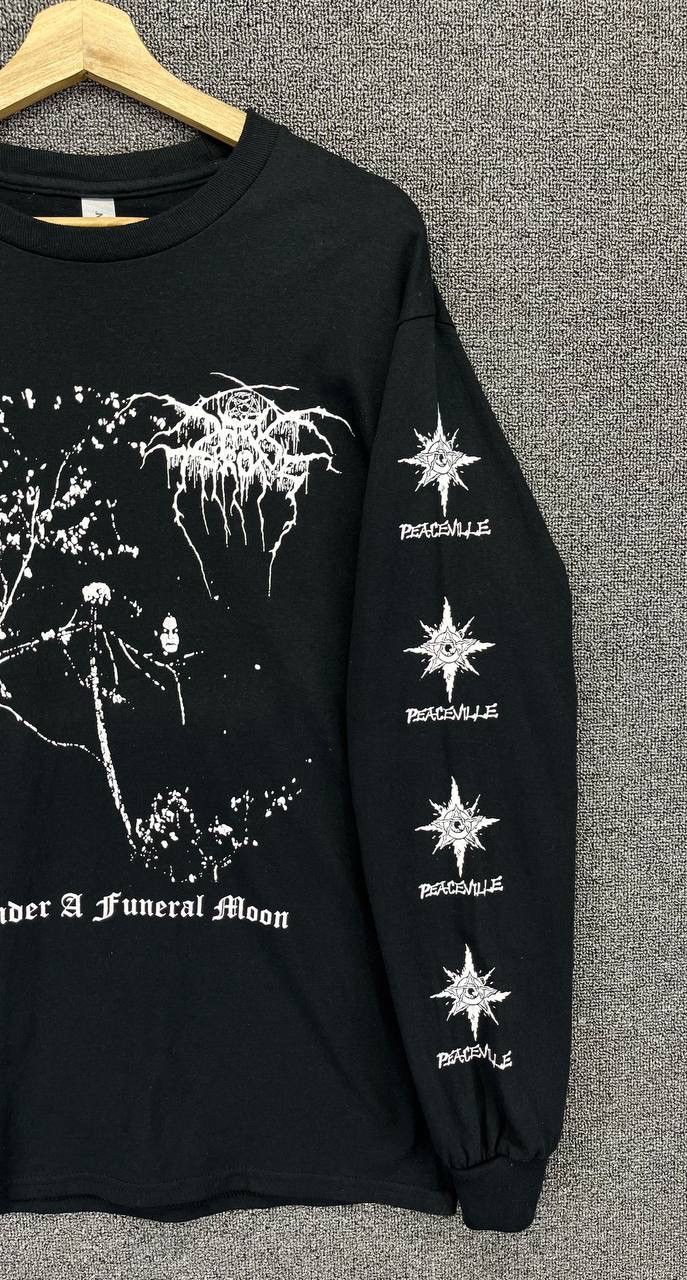 Band Tees Darkthrone Under A Funeral Moon Black Metal Band T Shirts Size US M / EU 48-50 / 2 - 4 Thumbnail