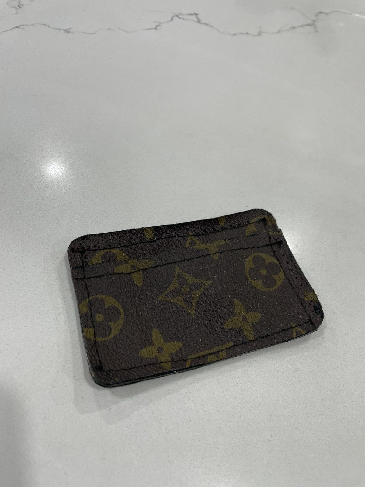 Louis Vuitton Vintage repurposed Louis Wallet card holder Size ONE SIZE - 4 Thumbnail