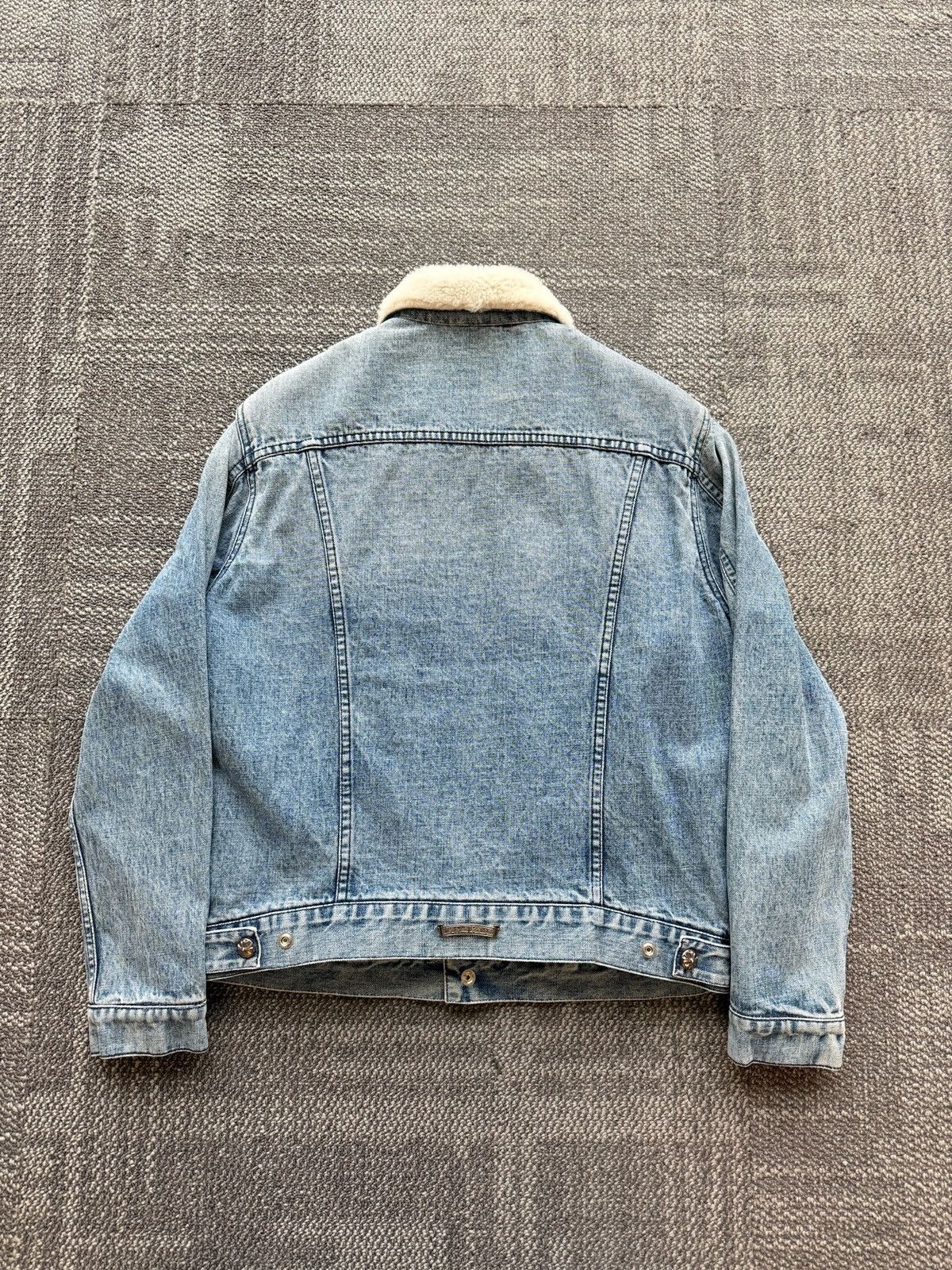 Chrome Hearts Chrome Hearts Blue Removeable Shearling Denim Jacket Size US S / EU 44-46 / 1 - 2 Thumbnail