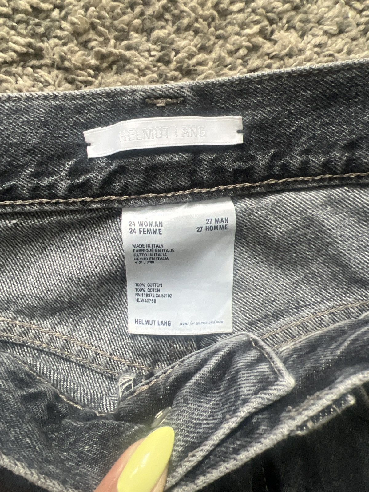 Helmut Lang Helmut Lang Jeans Size 24" / US 00 / IT 34 - 3 Thumbnail