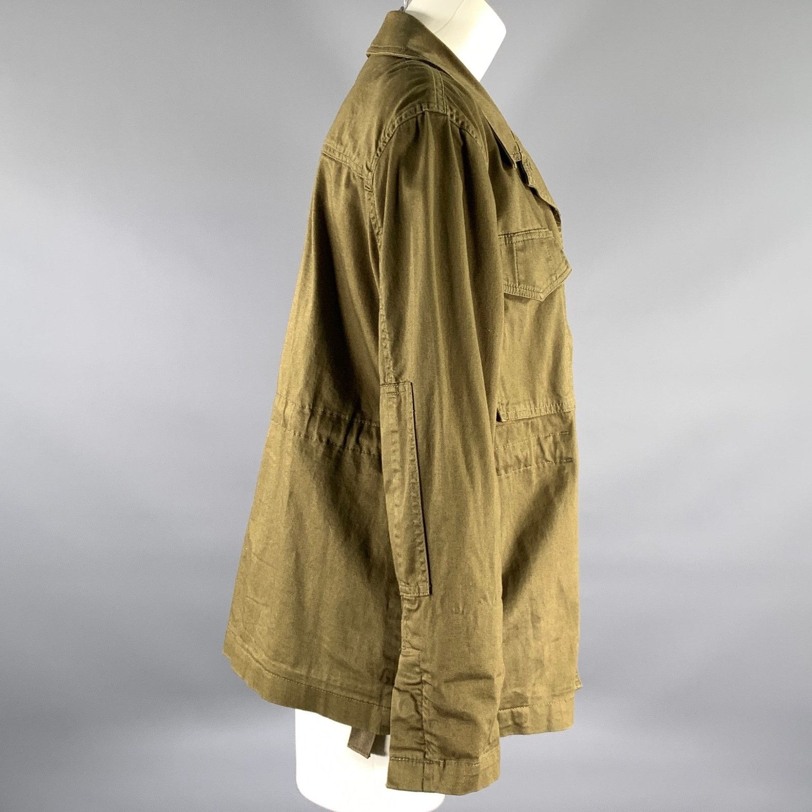 Marc by Marc Jacobs MARC by MARC JACOBS Size XS Green Cotton Spandex Jacket Size XS / US 0-2 / IT 36-38 - 2 Thumbnail
