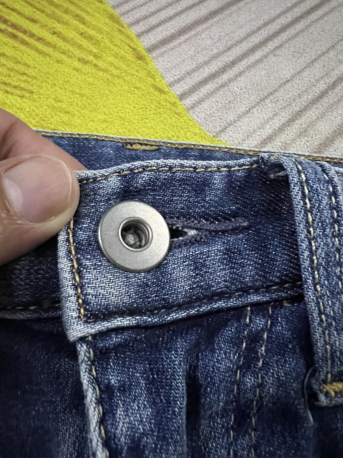 Designer × Issey Miyake × Japanese Brand P.L.S.T Issey Miyake Distressed Jeans Size US 26 / EU 42 - 6 Thumbnail