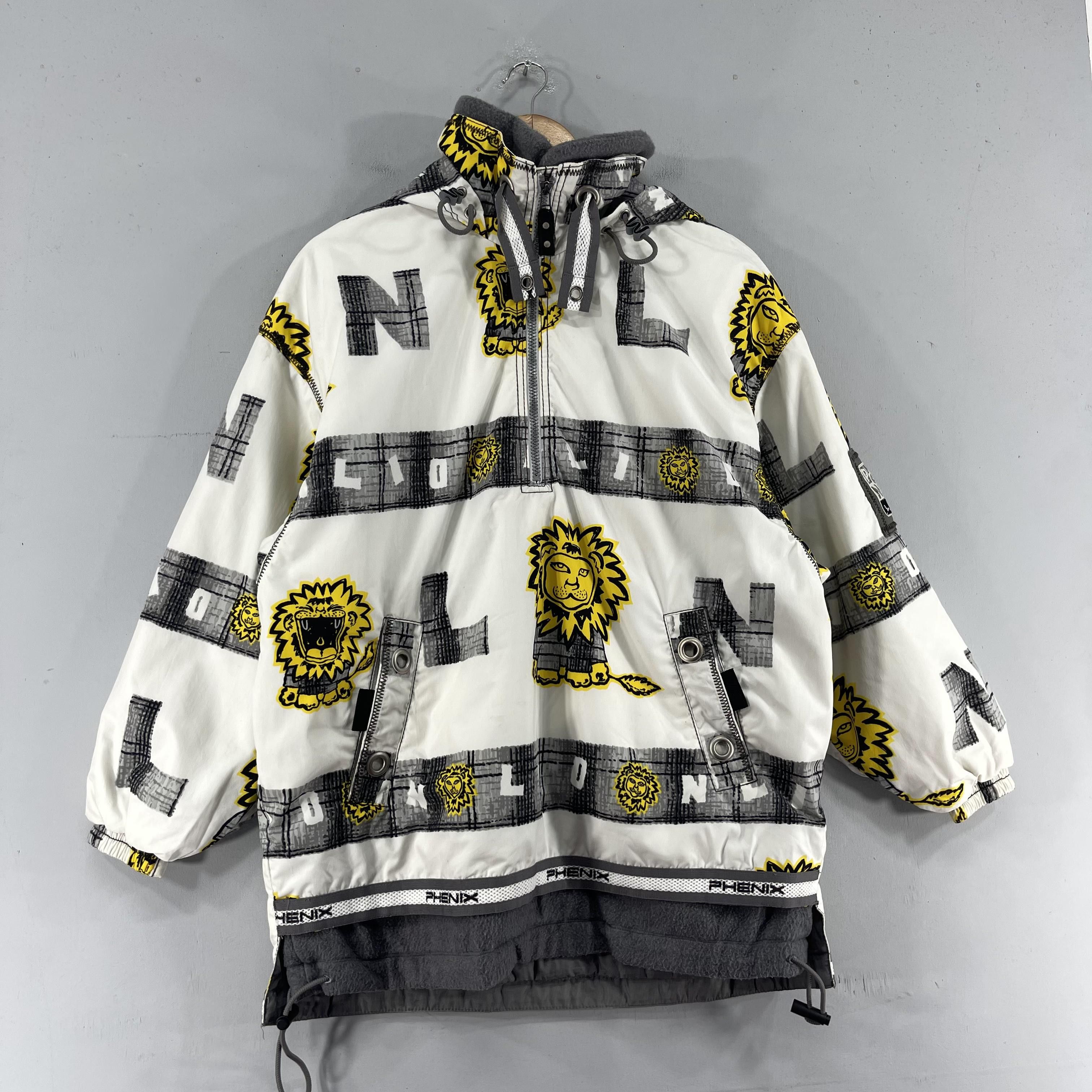 Phenix × Vintage Vintage PHENIX Lion Motive Ski Half Zipper Jacket Size US M / EU 48-50 / 2 - 5 Thumbnail