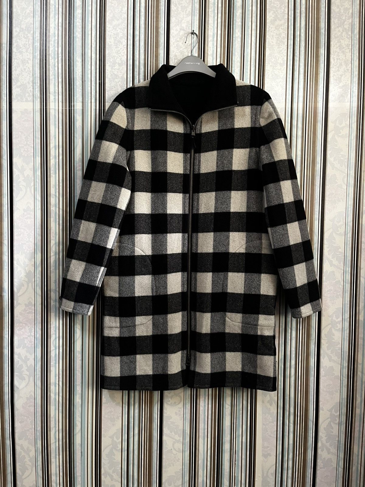 Ralph Lauren 2000s RL tartan two tone long coats #H4 Size US M / EU 48-50 / 2 - 3 Thumbnail