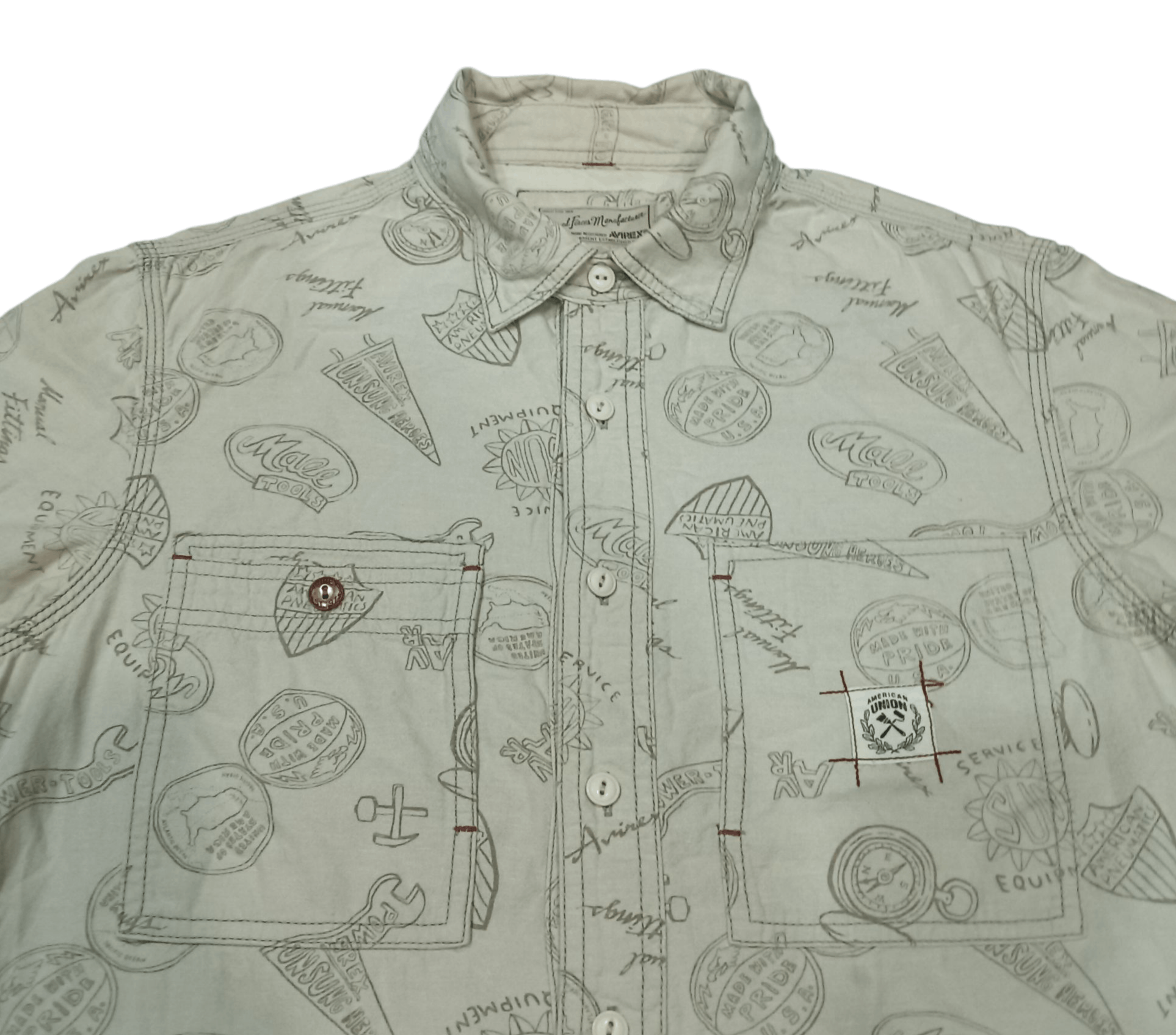 Avirex Avirex Button Up Shirt Size US M / EU 48-50 / 2 - 7 Thumbnail