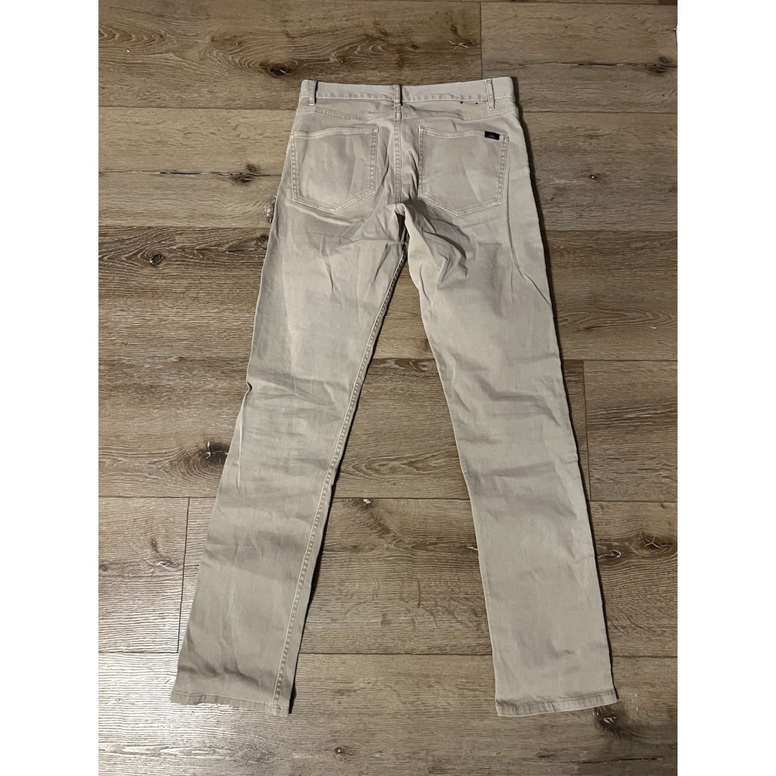 Faherty Faherty Pants Mens 28x31 Khaki Tan Brown Comfort Twill 5 Pocket Pant Size US 28 / EU 44 - 2 Thumbnail