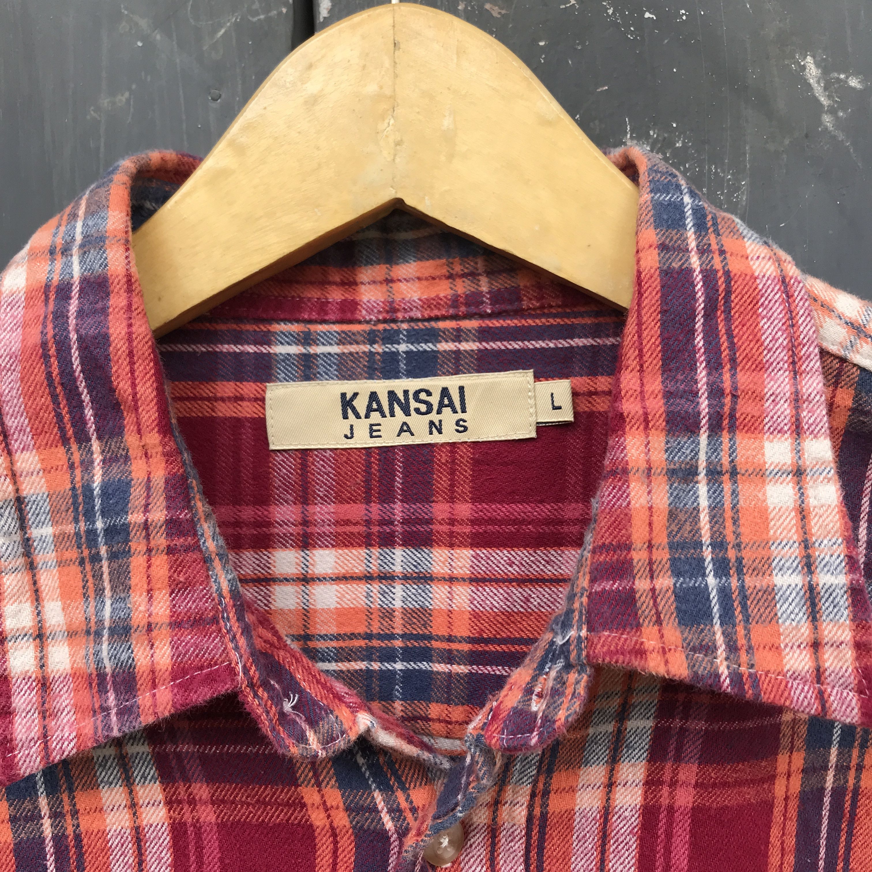 Kansai Yamamoto Kansai Yamamoto Jeans Flannel Red Size US L / EU 52-54 / 3 - 2 Thumbnail