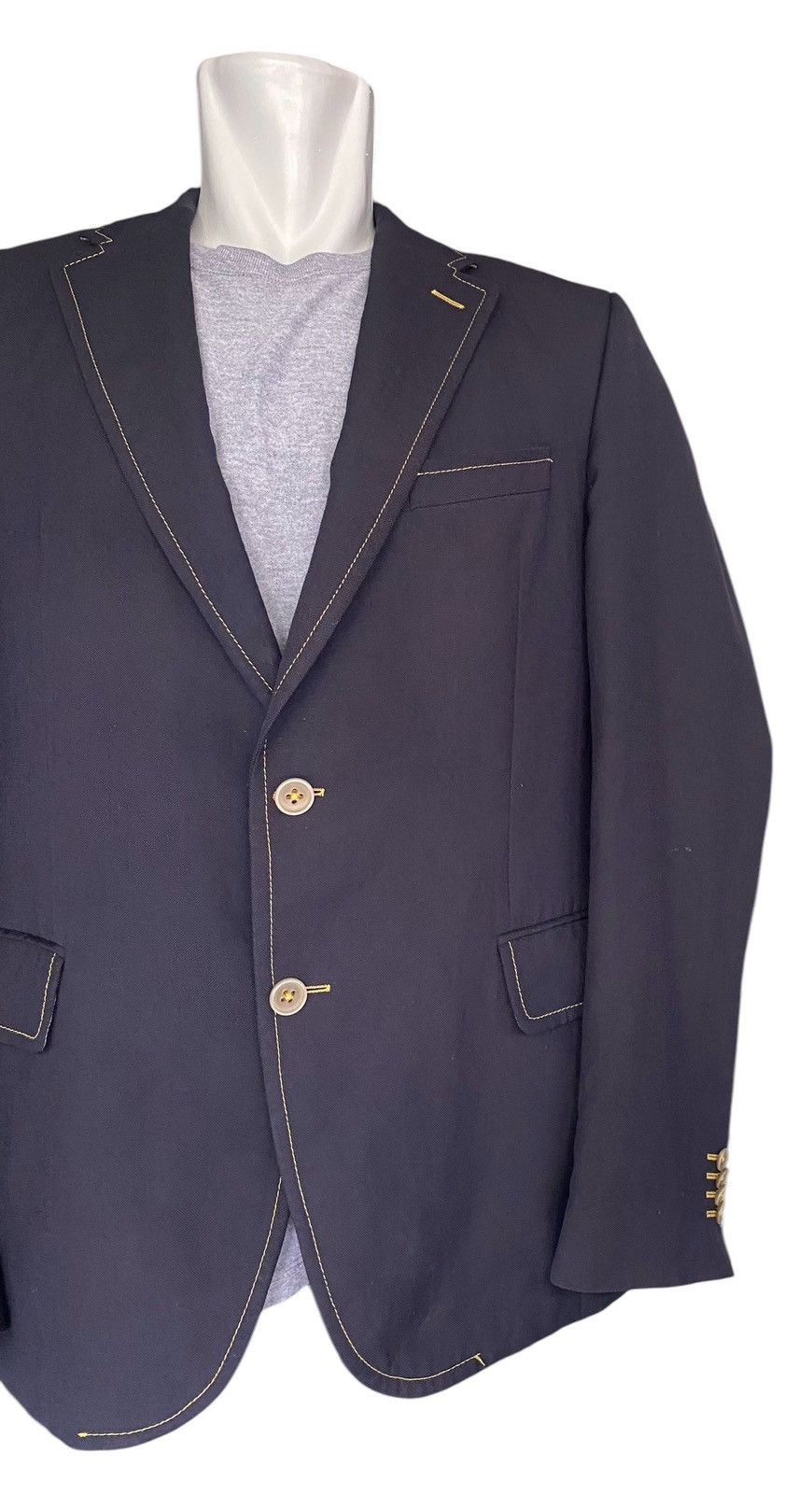 Tommy Hilfiger Rare TOMMY HILFIGER Men’s Blazer Black Size 40L - 2 Thumbnail