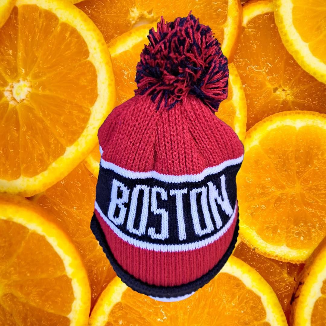 47 47 Boston Red Sox Knit Hat with Pom Pom [A] Size ONE SIZE - 3 Thumbnail