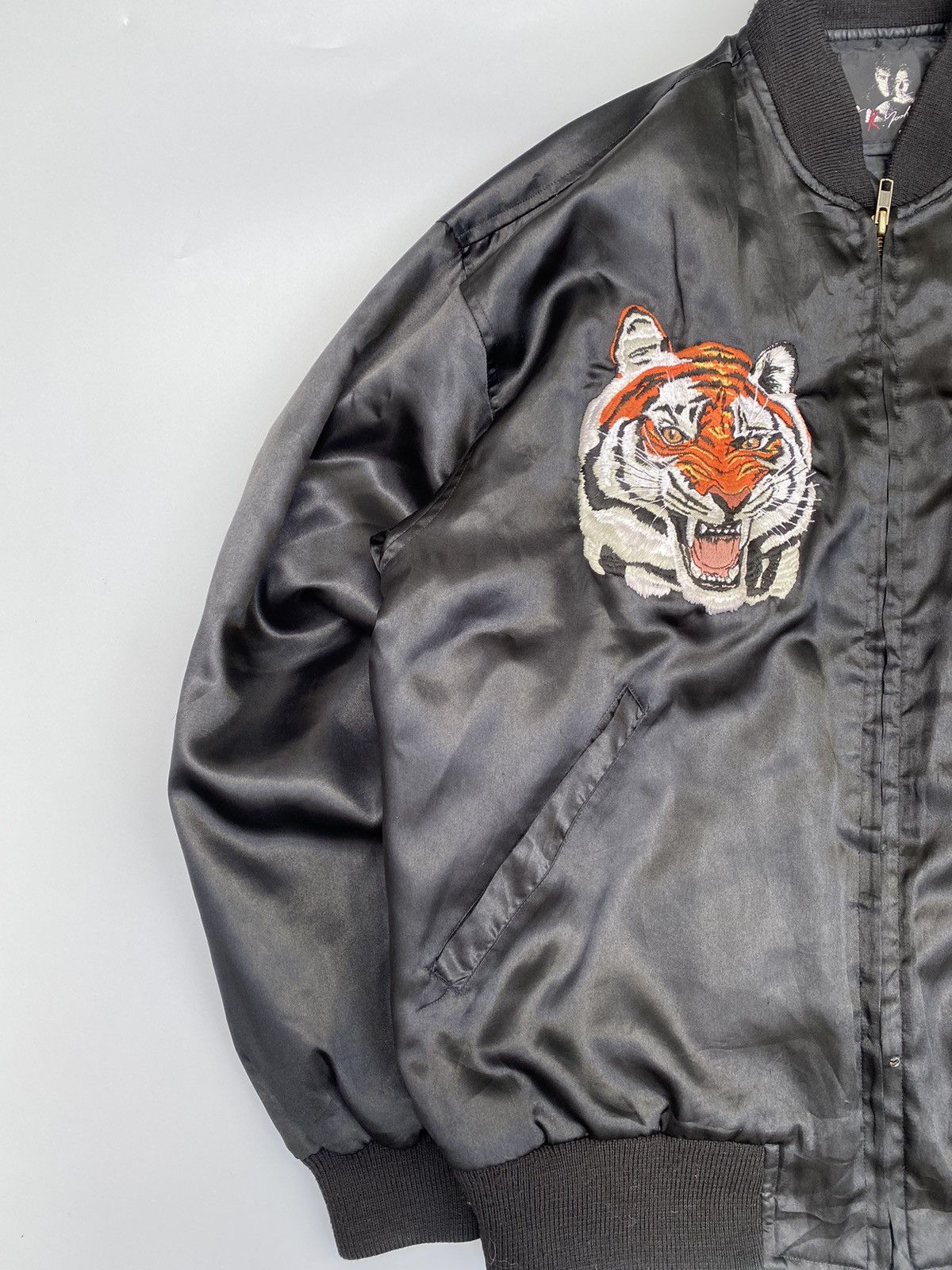 Japanese Brand 1980s Archive K. Yoshihiro Sukajan Jacket- “ Tiger” Size US L / EU 52-54 / 3 - 3 Thumbnail