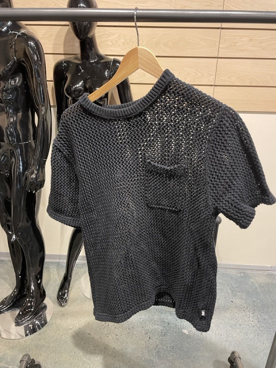 Stussy Stussy Perforated Swirl Knit Shirt - Size XXL | Grailed