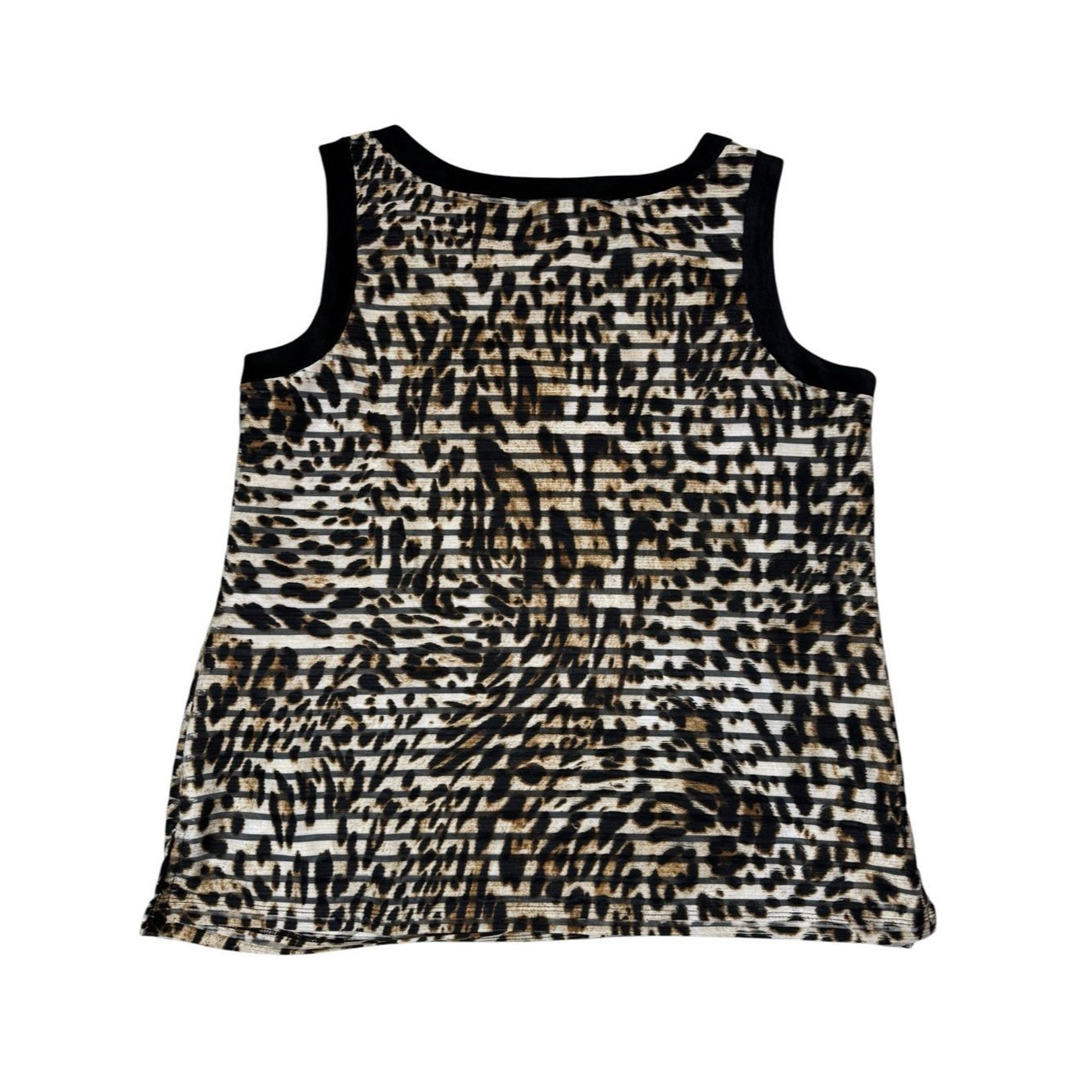 Chicos Chico’s Travelers Leopard Print Tank Size 2 US M Size M / US 6-8 / IT 42-44 - 5 Thumbnail