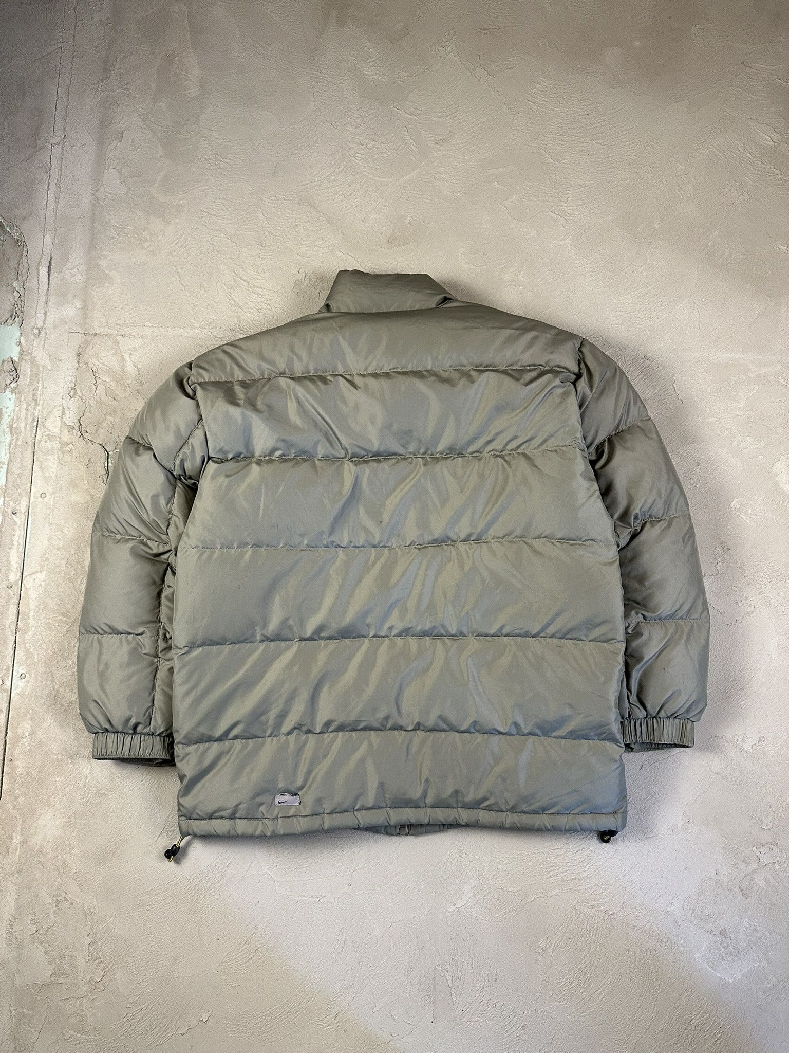 Nike 00s Khaki Nike Down Puffer Boxy Vintage Jacket Size US XL / EU 56 / 4 - 16 Thumbnail