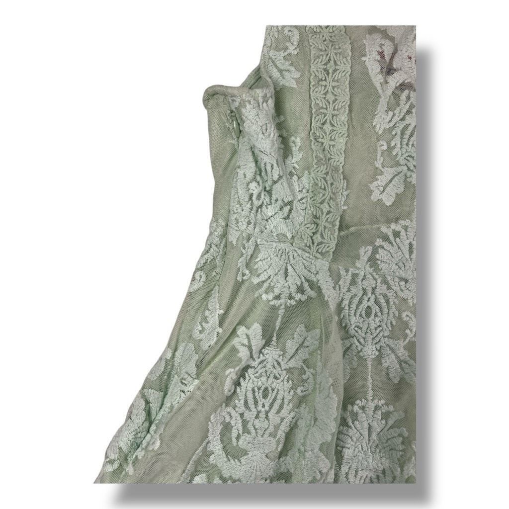 lace shell dress Joyfolie Vintage Layered Lace Hi-Low Dress, Desert Shell main image 1