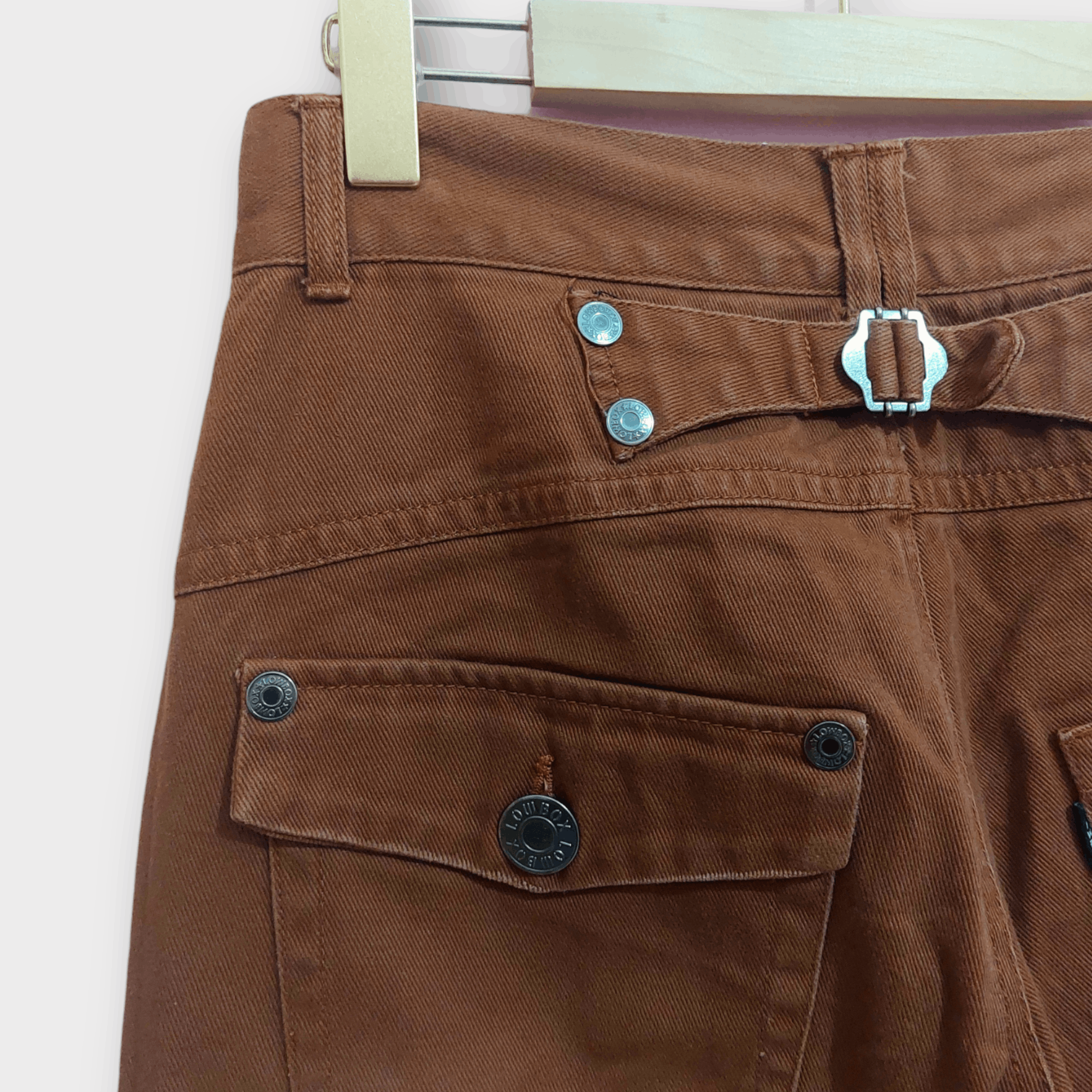 LOWBOX Lowbox Faded Buckle Back Jeans Size US 30 / EU 46 - 4 Thumbnail