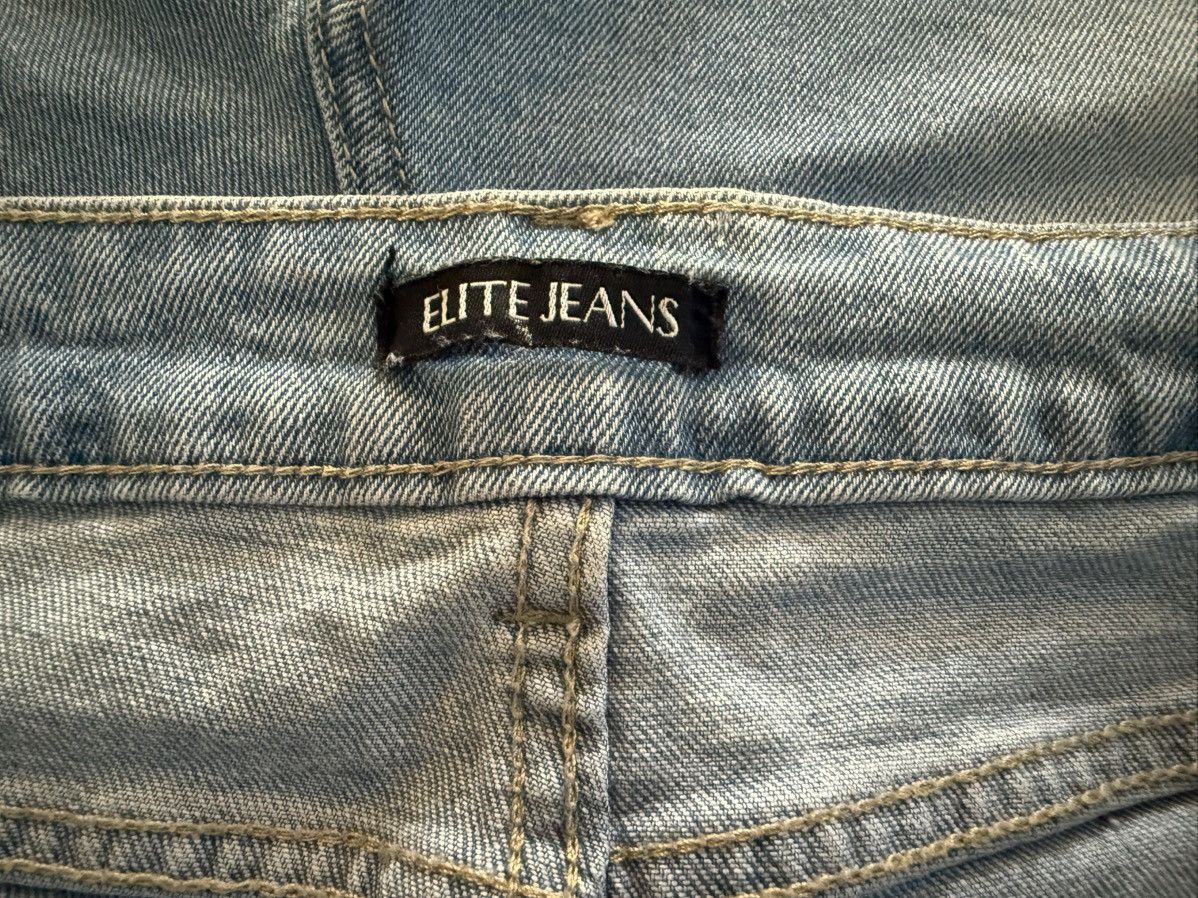 Other Elite Jeans High Rise Distressed Denim Shorts Size 13/31 Size 31" - 3 Thumbnail