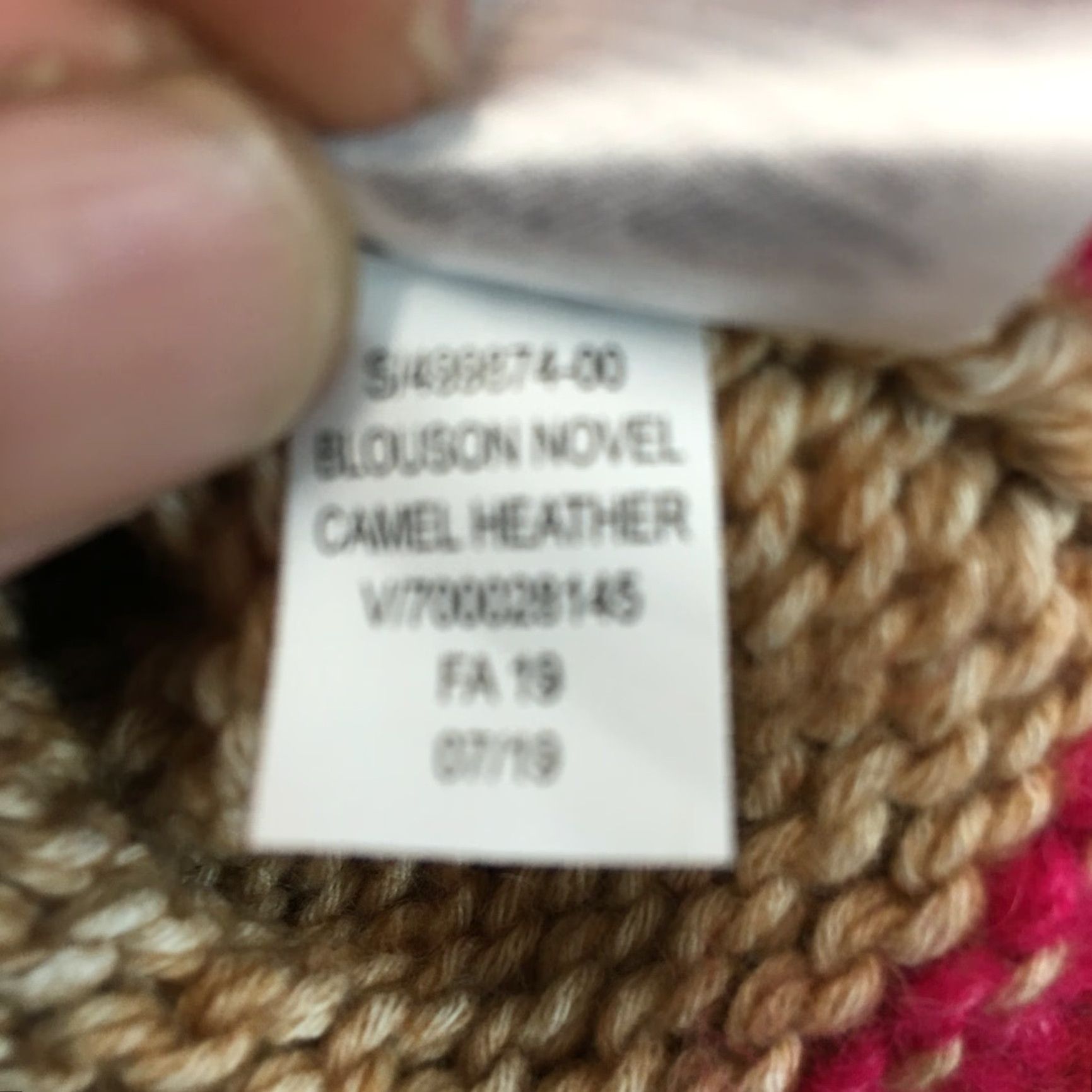 Gap Gap Pullover Sweater Shirt Women S Beige Knit Ribbed 80% Cotton 20% Acrylic Puff Sleeve Crew Neck Casual 2010s Mens? Girls? Size S / US 4 / IT 40 - 7 Thumbnail