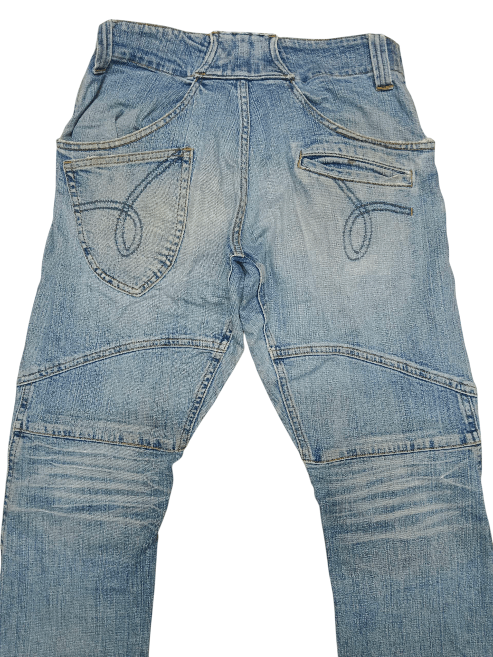 Hiroshi Fujiwara Hiromichi Nakano Distressed Panel Denim Size US 32 / EU 48 - 4 Thumbnail