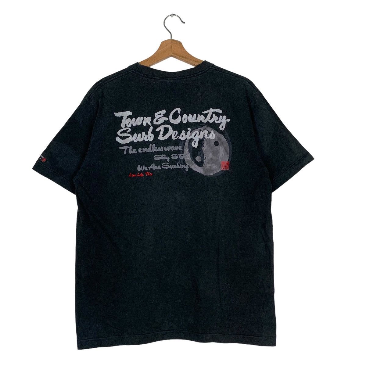 Japanese Brand T&C SURF Designs Big Logo Surfwear Tees #0161-C8 Size US M / EU 48-50 / 2 - 9 Thumbnail