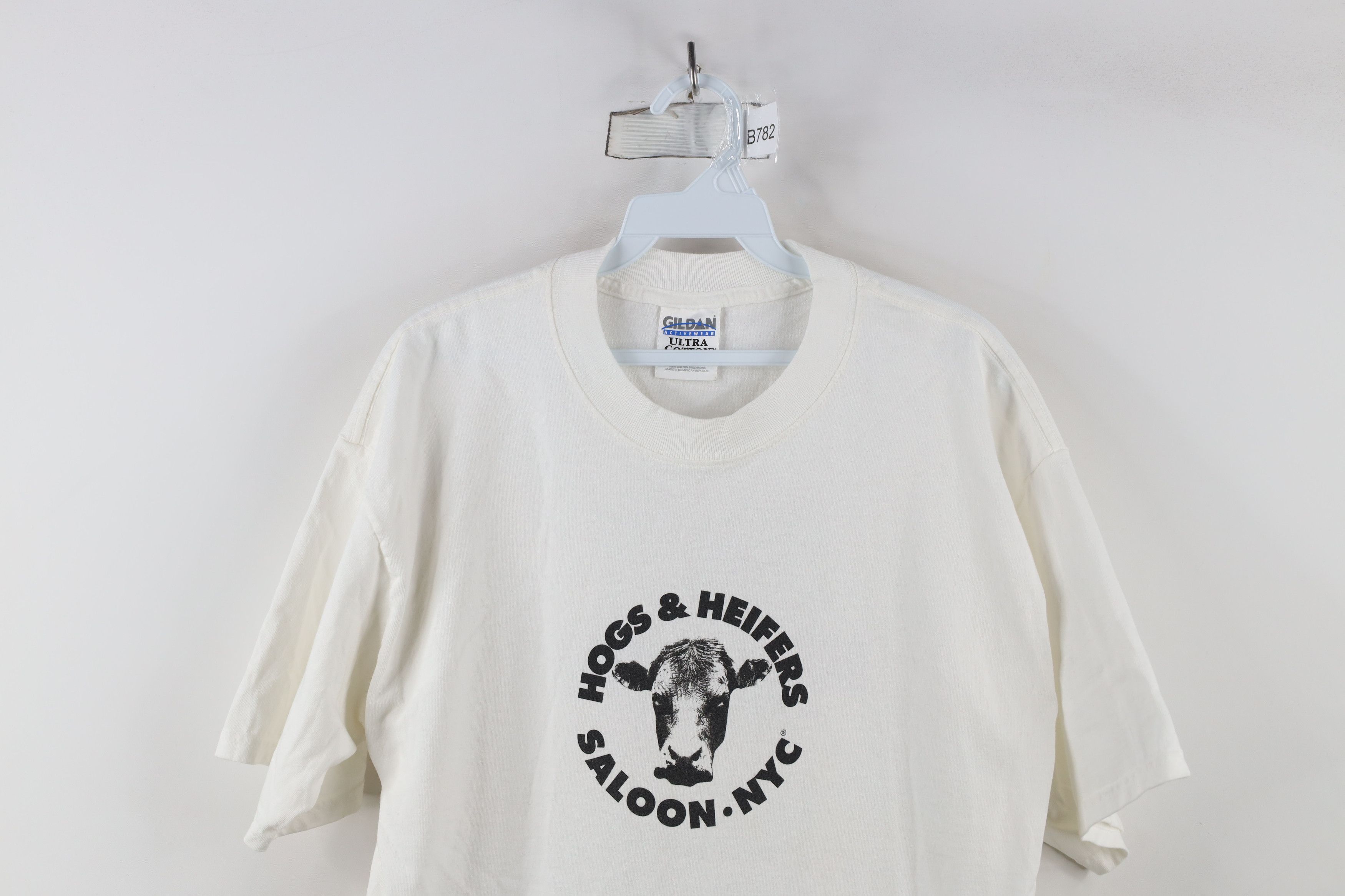Vintage Vintage Y2K 2001 Hogs & Heifer Saloon New York City T-Shirt Size US L / EU 52-54 / 3 - 2 Thumbnail