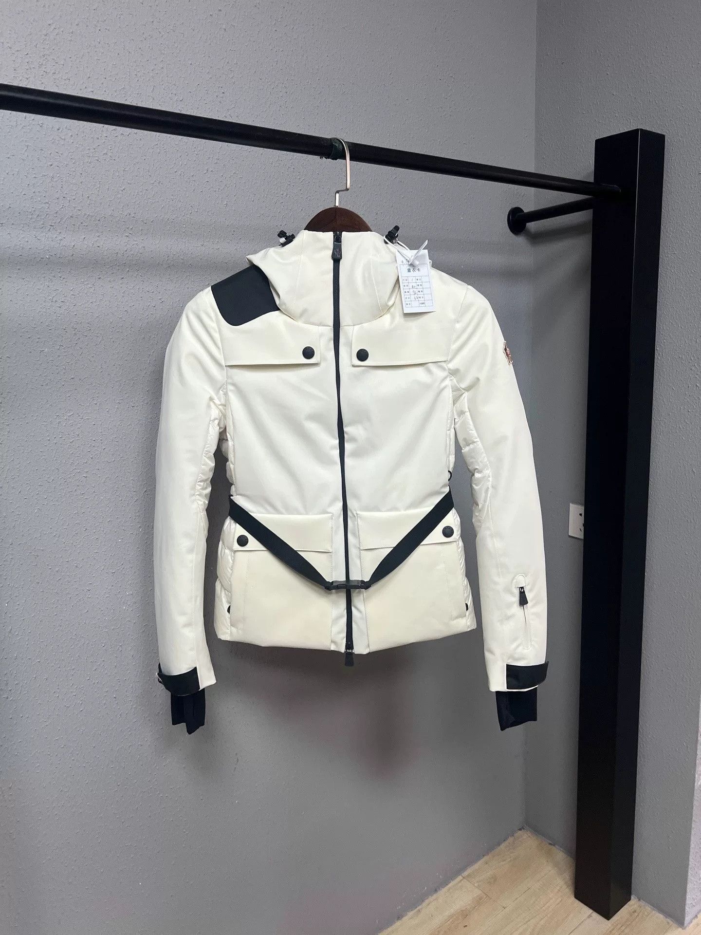 Moncler Moncler Black White Ski Series Down Jacket Size US S / EU 44-46 / 1 - 1 Thumbnail