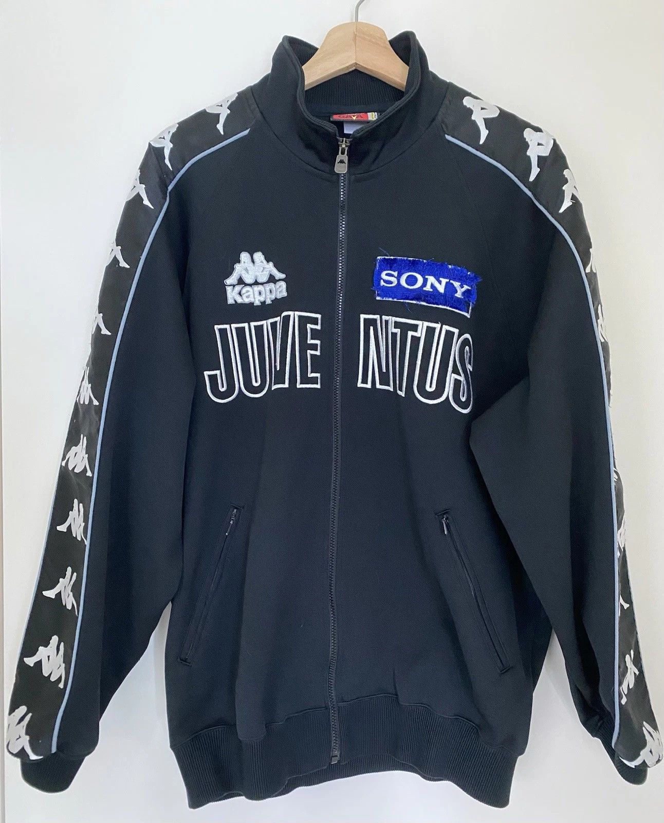 Kappa × Sony × Vintage Vintage Kappa Sony Juventus Jacket Zinedine