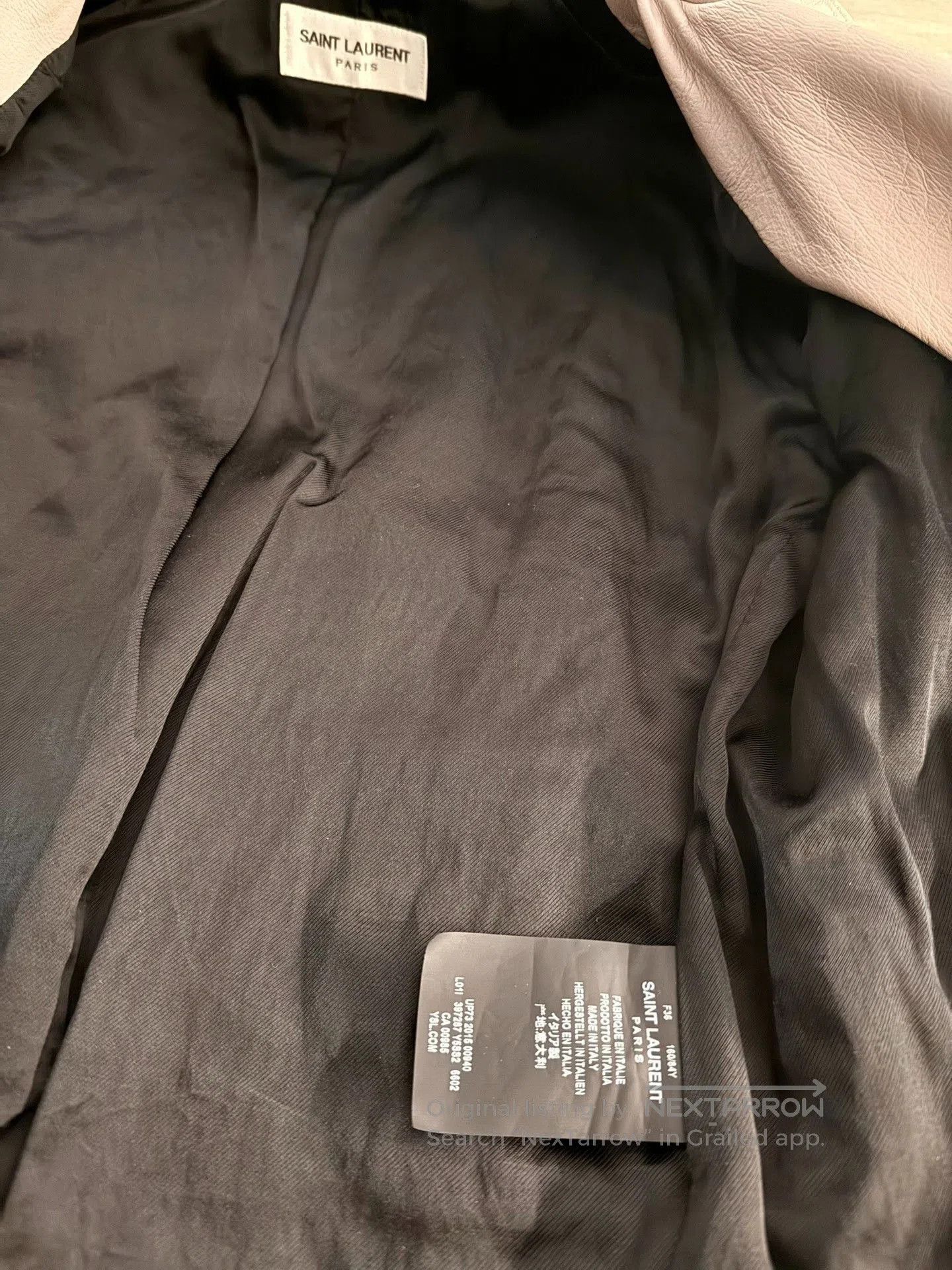 Saint Laurent Paris Saint Laurent Hedi Slimane 2015AW L01 Leather Jacket. Size L / US 10 / IT 46 - 6 Thumbnail