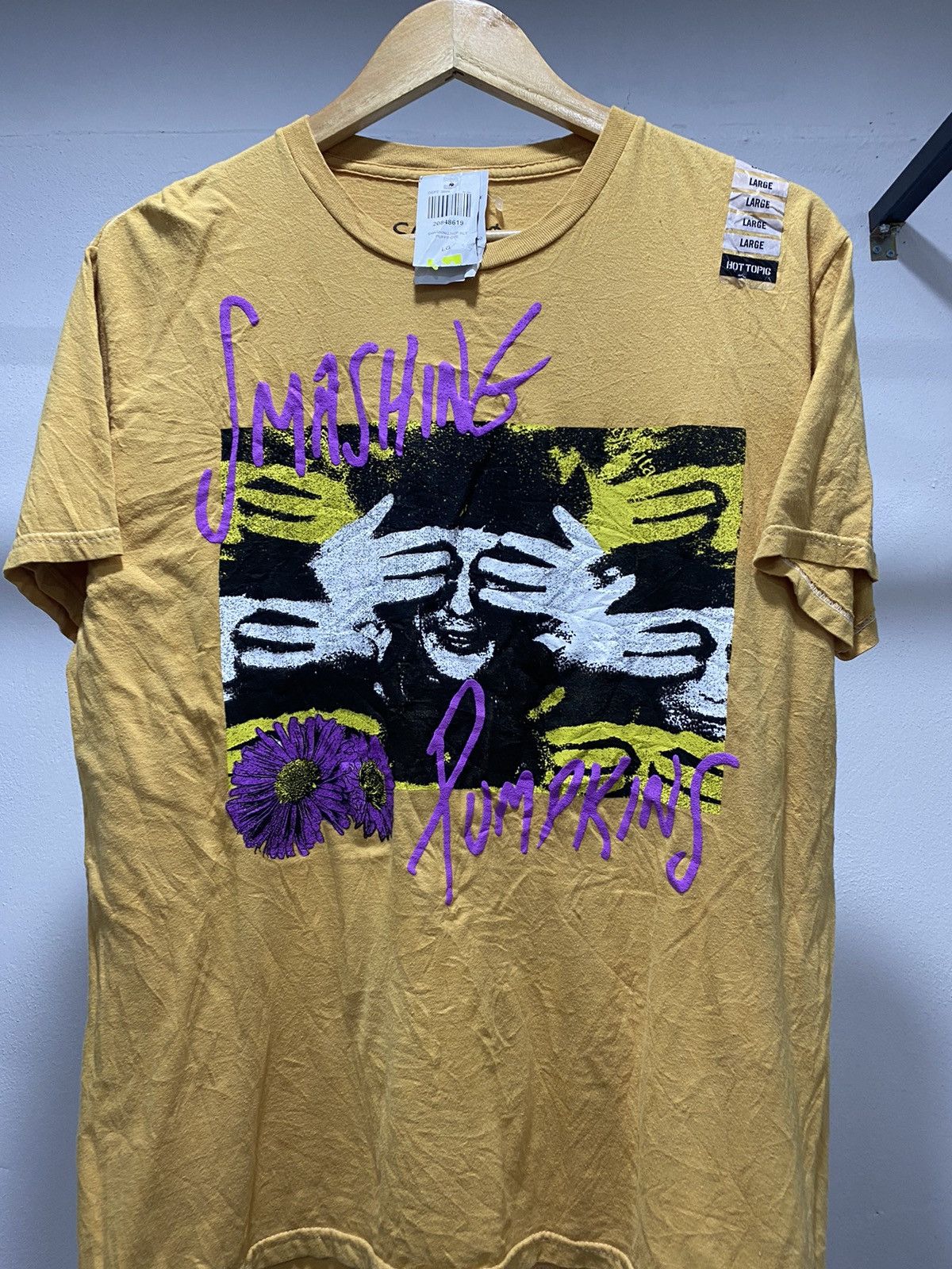 Band Tees × Rap Tees Rare☠️ Smashing Pumpkins Puff Print Tshirt Band Size US M / EU 48-50 / 2 - 3 Thumbnail