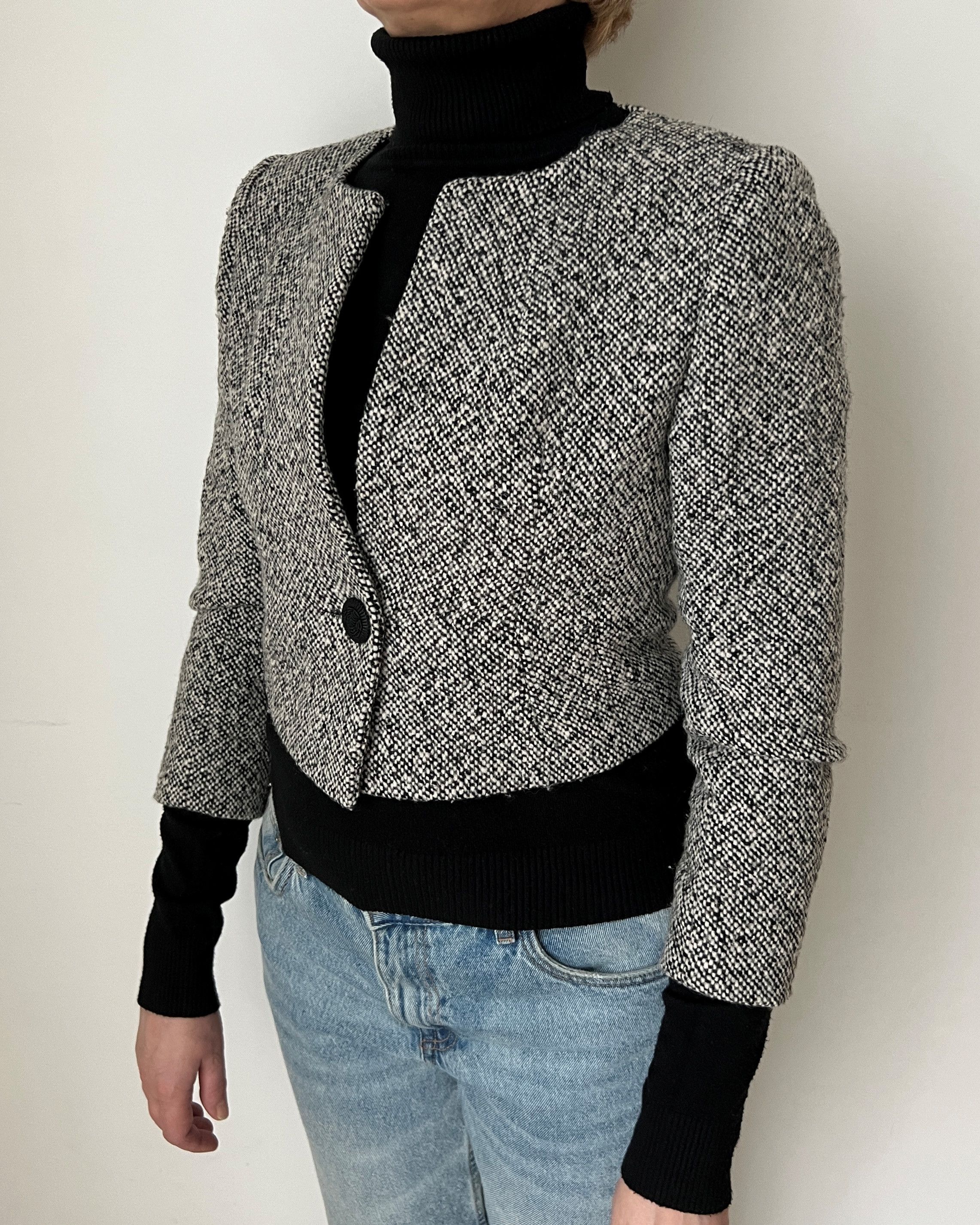 Yves Saint Laurent VINTAGE Y2K YVES SAINT LAURENT VARIATION 1996 BLAZER JACKET Size S / US 4 / IT 40 - 2 Thumbnail