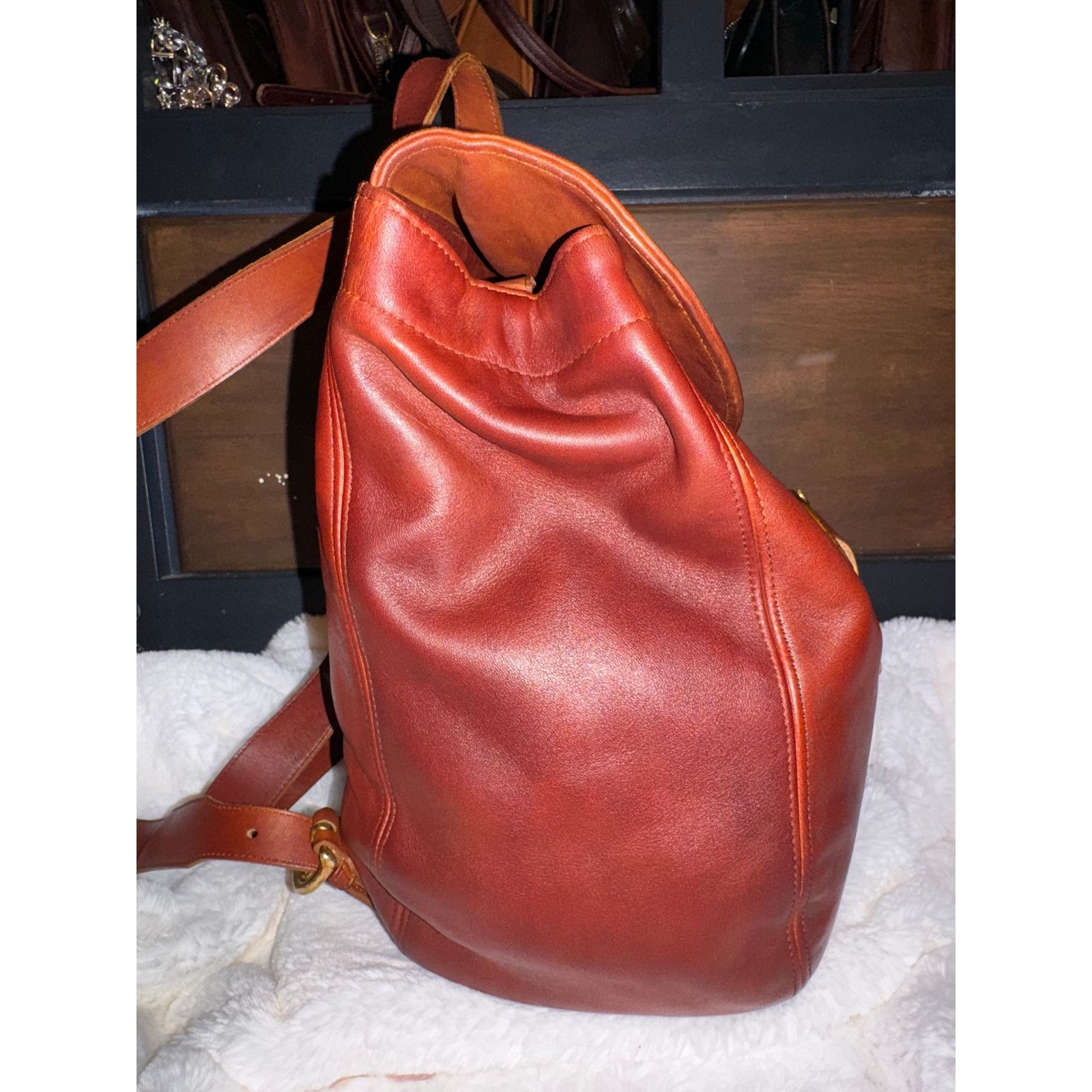 Coach Coach Brooke Backpack Brown Mahogany Leather Vintage Size ONE SIZE - 7 Thumbnail