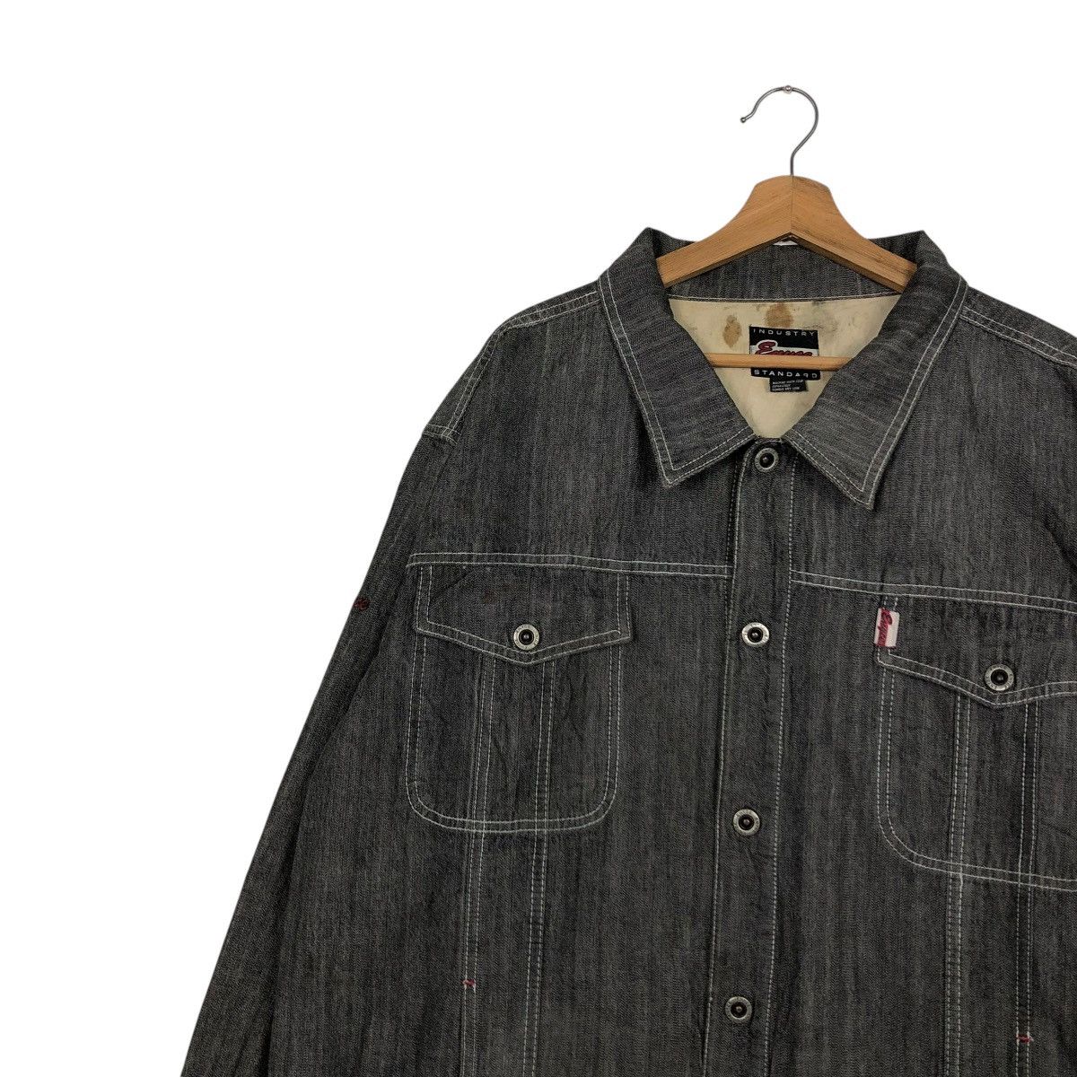 Vintage 🔥VINTAGE DENIM CHORE WORK JACKET ENYCEE ISSEY MIYAKE Size US XXL / EU 58 / 5 - 9 Thumbnail