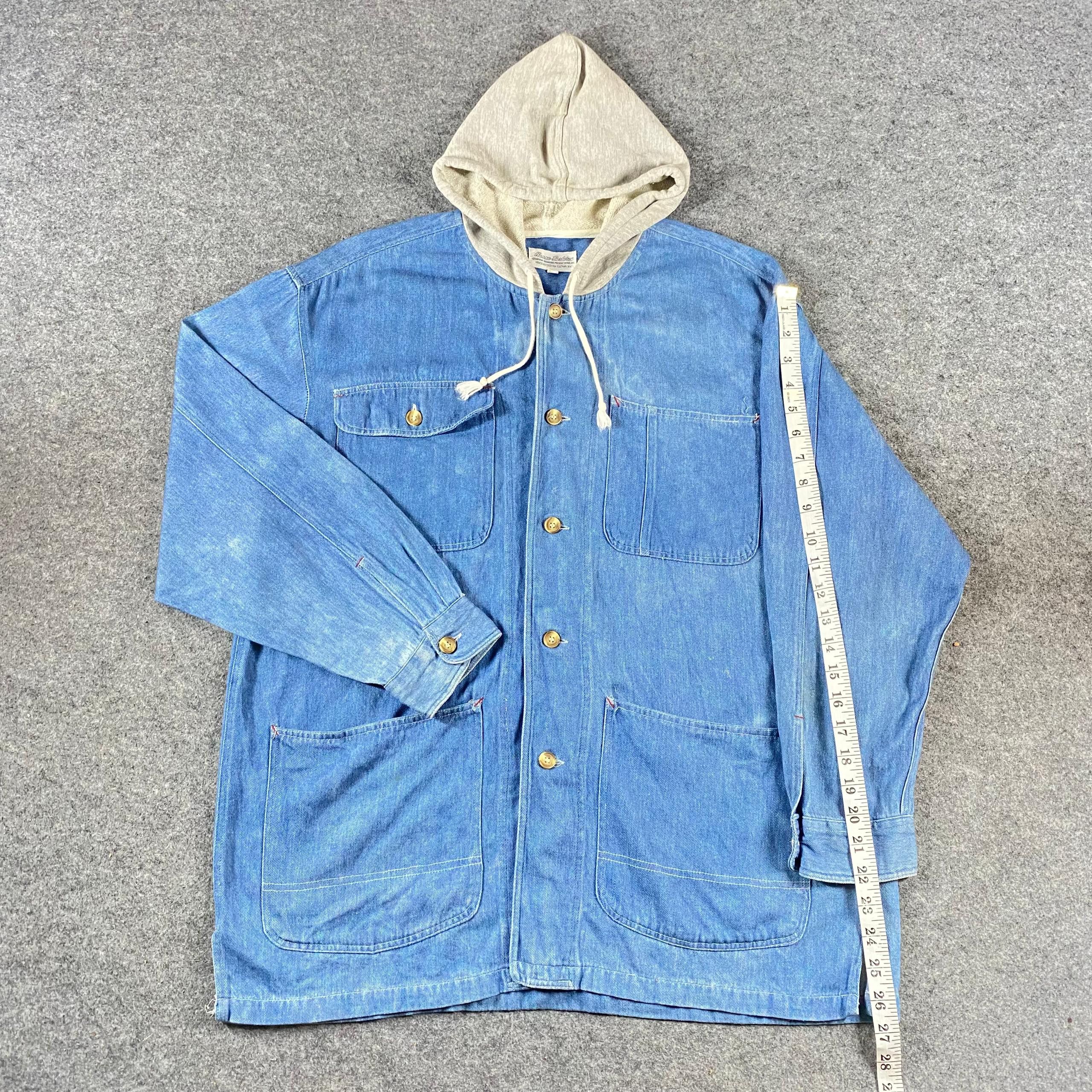 Japanese Brand Vintage Hana Barbara Ricky Race Denim Hoodies Jacket Size US L / EU 52-54 / 3 - 5 Thumbnail
