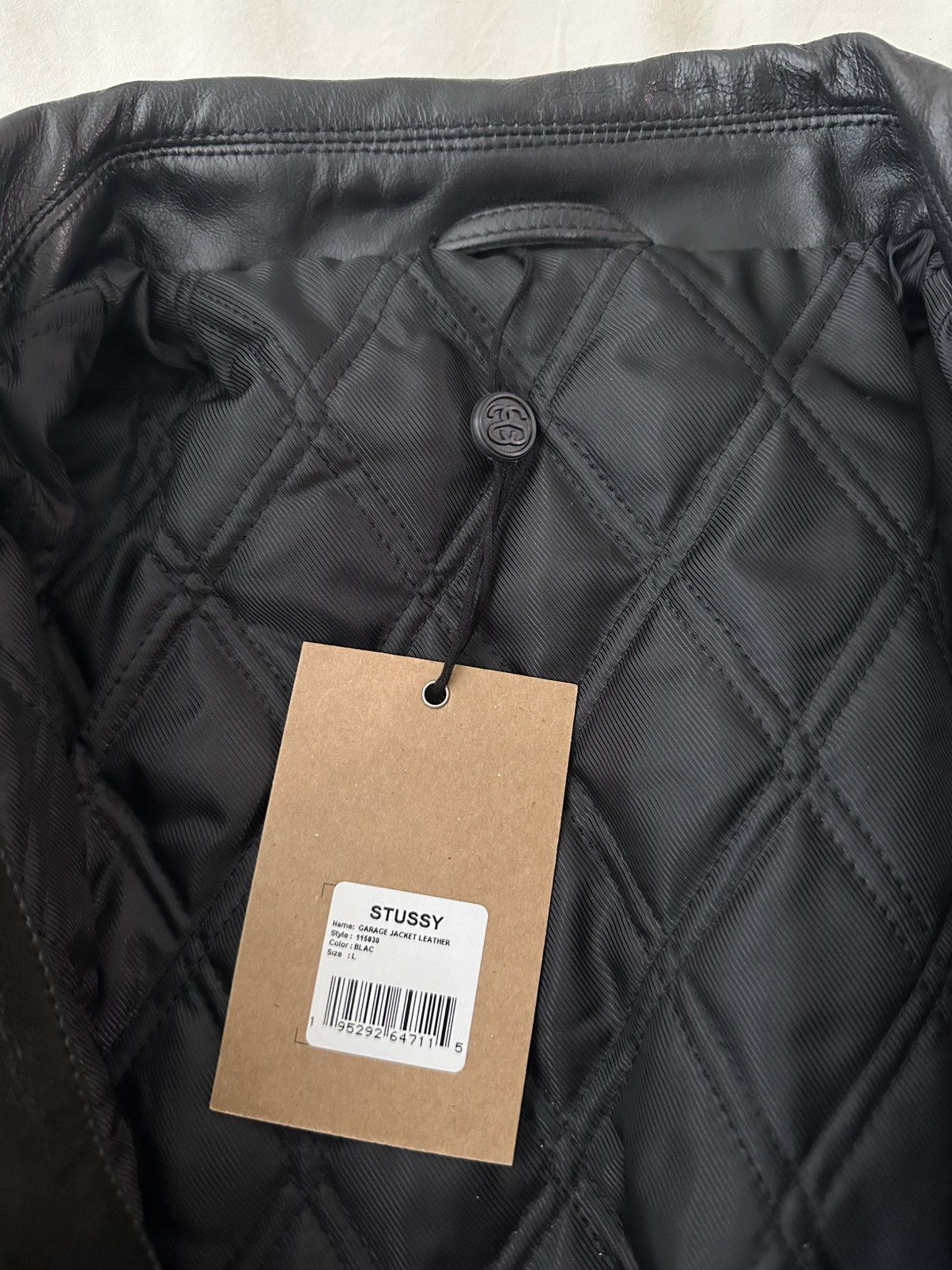 Stussy Garage Jacket Leather