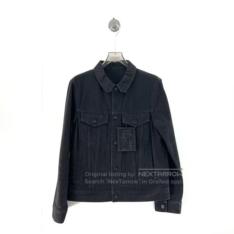 Louis Vuitton Louis Vuitton Black DNA tag denim jacket Size US M / EU 48-50 / 2 - 1 Thumbnail