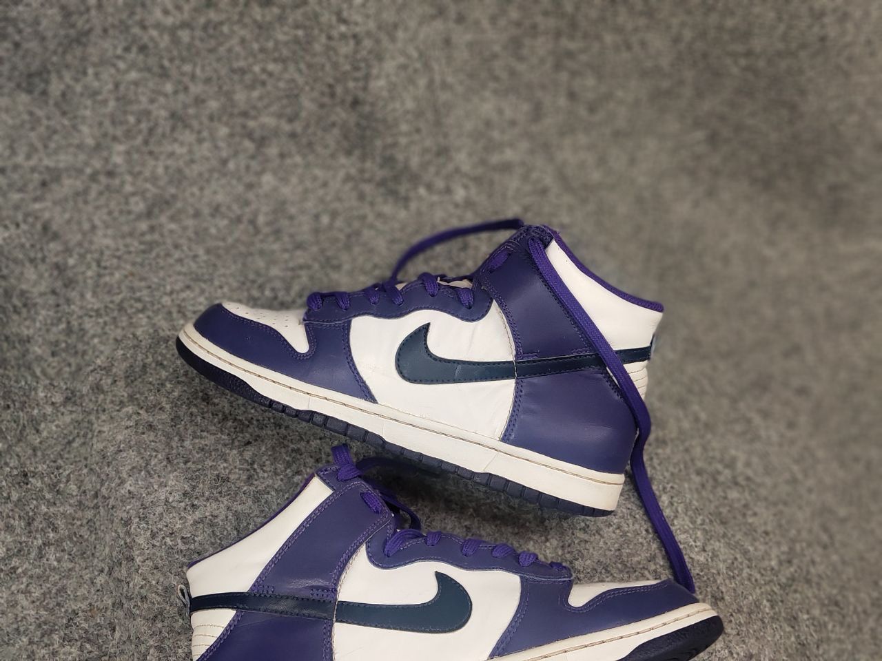 Nike Nike Dunk High Electro Purple Leather Shoes Sneaker Vintage Size US 8 / IT 38 - 3 Thumbnail